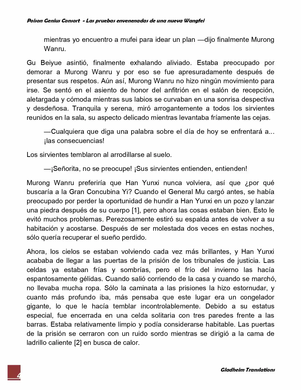 Poison Genious Consort (Novela) - Capítulo 27 - Página 4 - LectorTMOo
