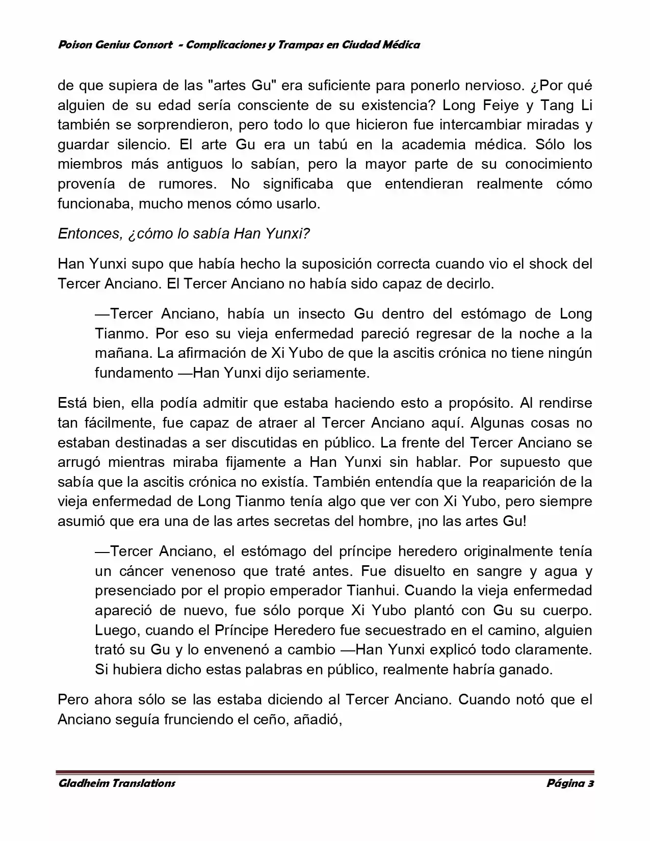 Poison Genious Consort (Novela) - Capítulo 270 - Página 3 - LectorTMOo