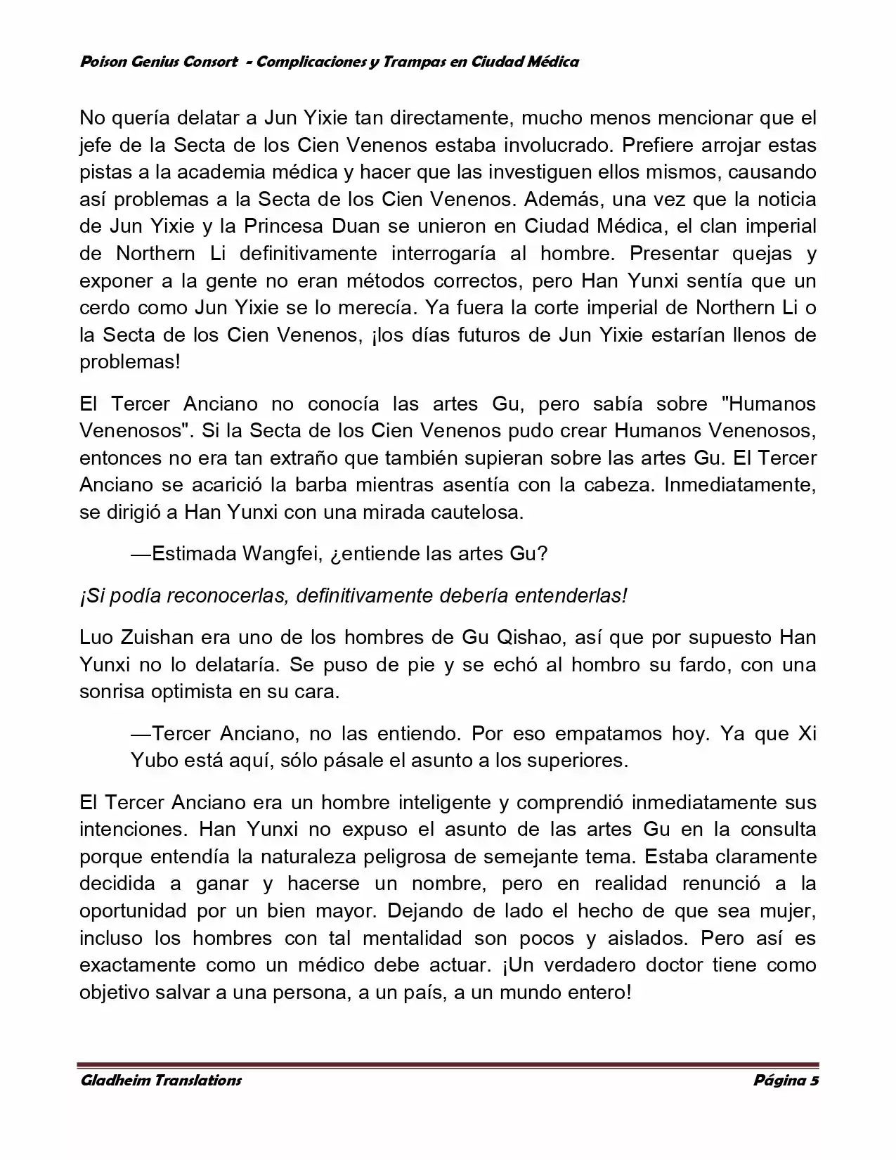 Poison Genious Consort (Novela) - Capítulo 270 - Página 5 - LectorTMOo