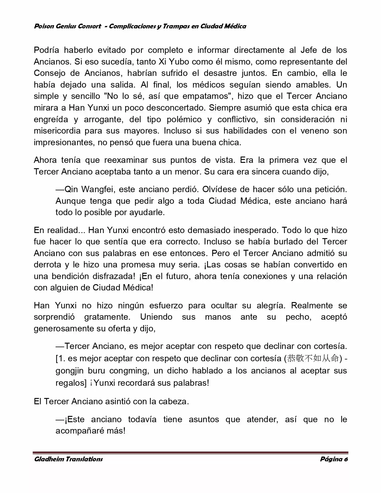 Poison Genious Consort (Novela) - Capítulo 270 - Página 6 - LectorTMOo