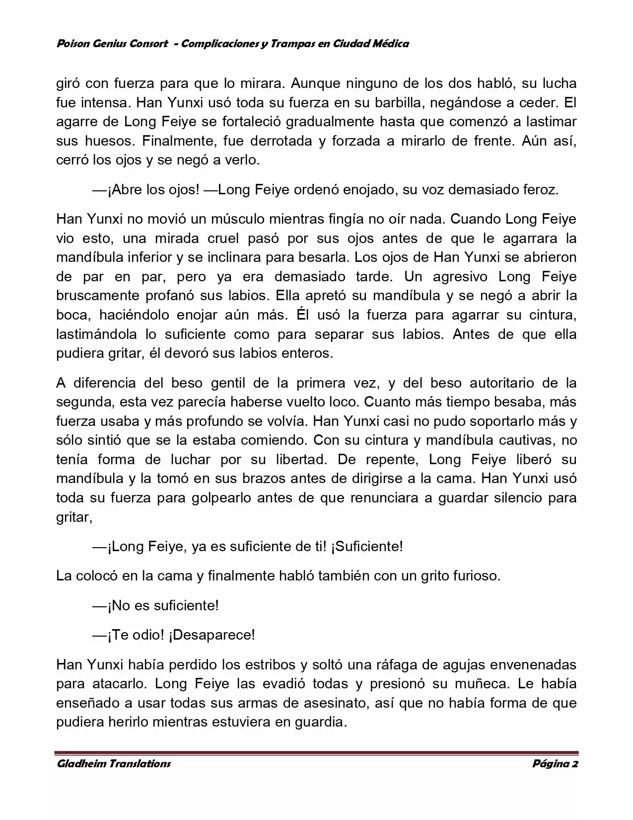 Poison Genious Consort (Novela) - Capítulo 271 - Página 2 - LectorTMOo