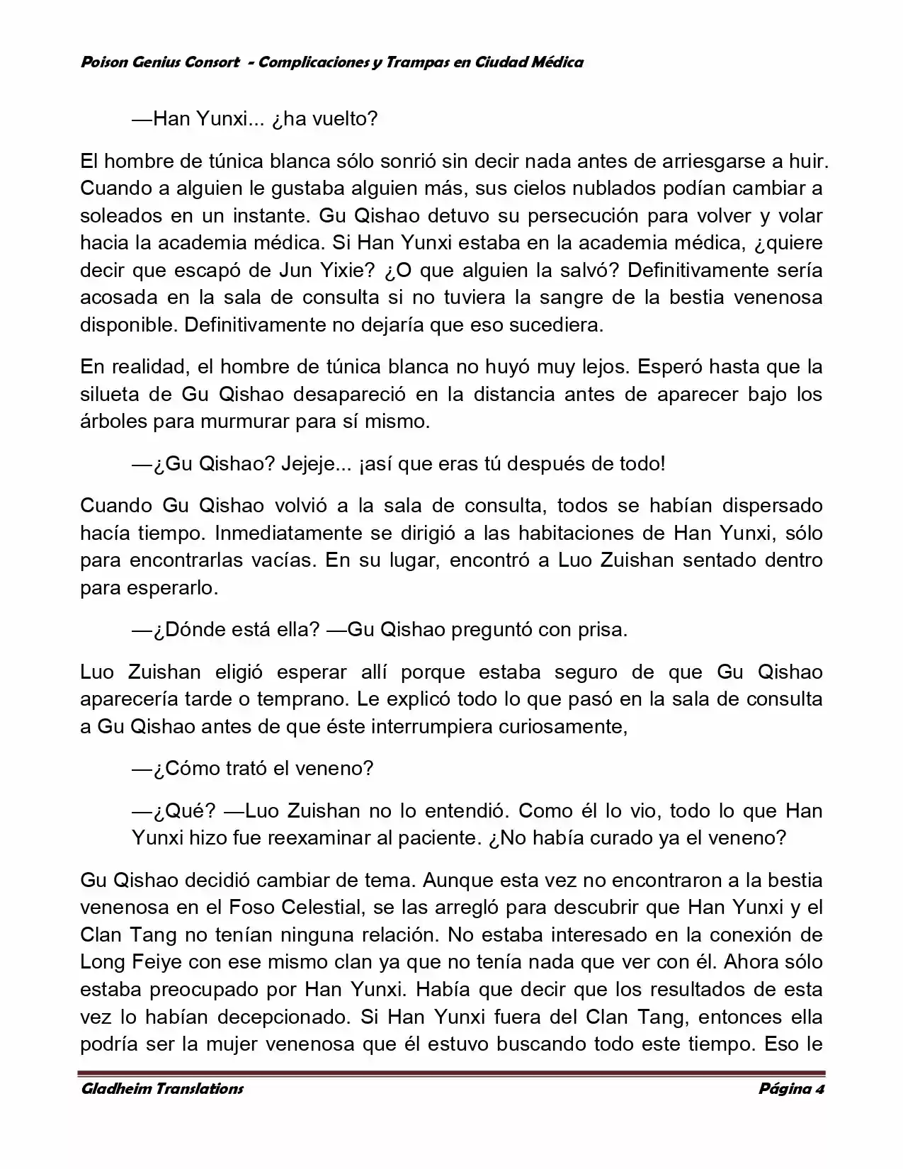 Poison Genious Consort (Novela) - Capítulo 272 - Página 4 - LectorTMOo