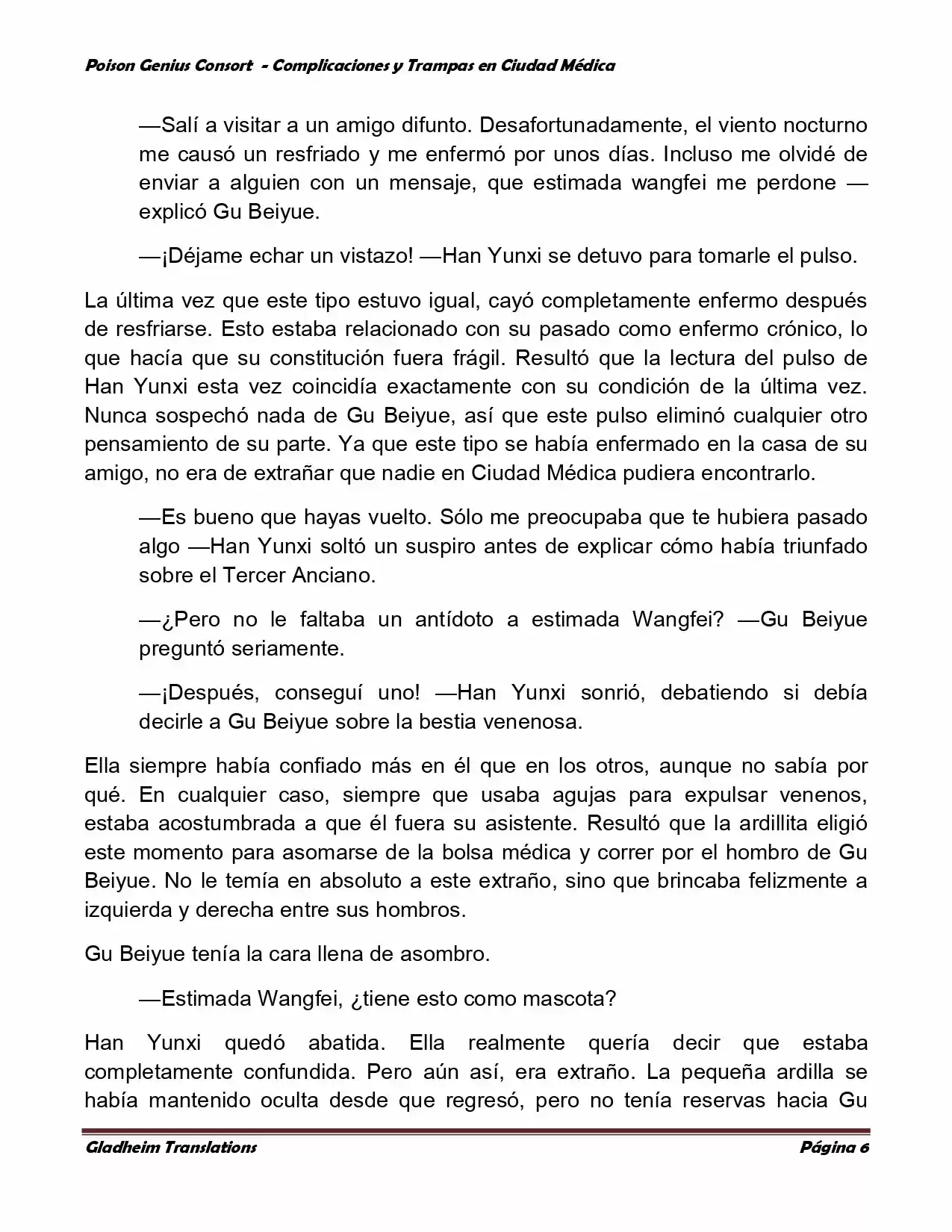 Poison Genious Consort (Novela) - Capítulo 273 - Página 6 - LectorTMOo