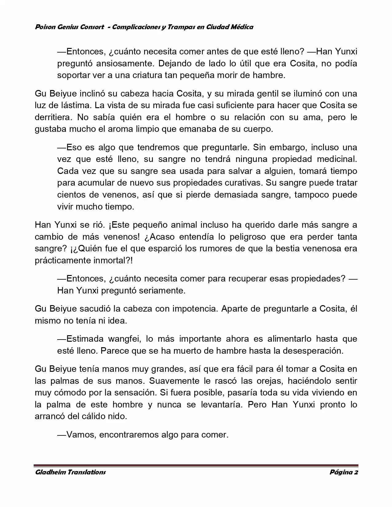 Poison Genious Consort (Novela) - Capítulo 274 - Página 2 - LectorTMOo