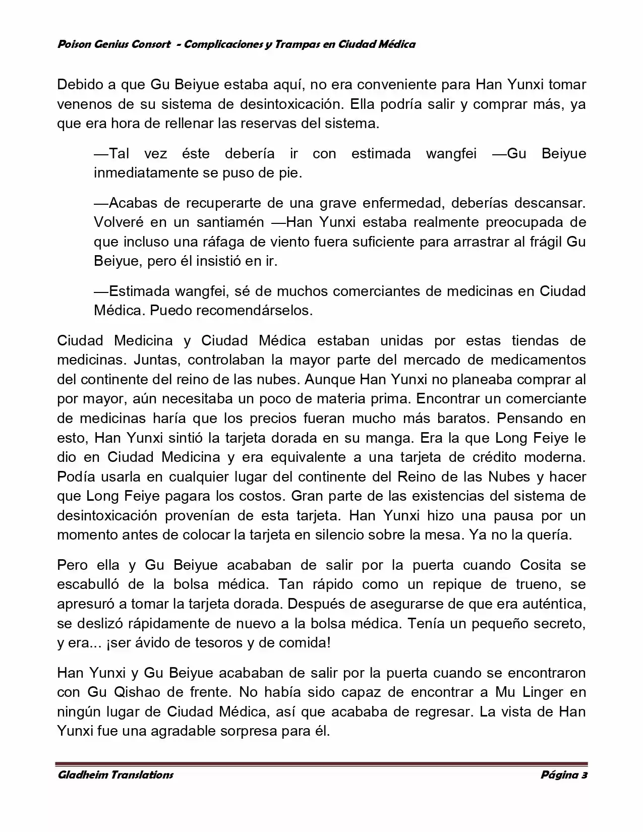 Poison Genious Consort (Novela) - Capítulo 274 - Página 3 - LectorTMOo