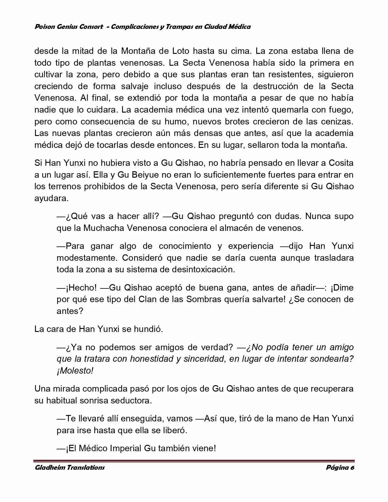 Poison Genious Consort (Novela) - Capítulo 274 - Página 6 - LectorTMOo