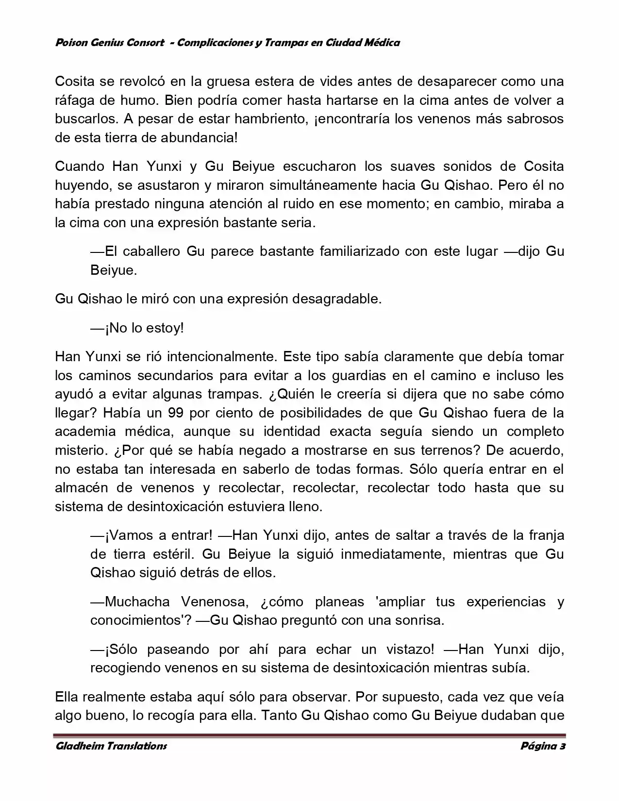 Poison Genious Consort (Novela) - Capítulo 275 - Página 3 - LectorTMOo