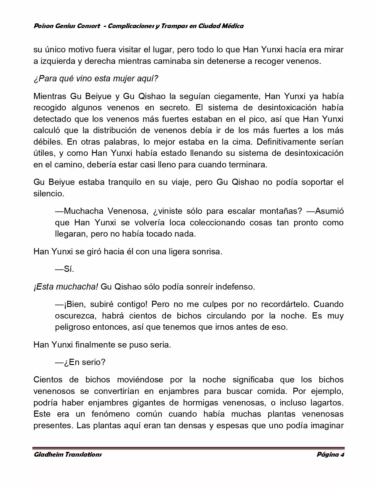 Poison Genious Consort (Novela) - Capítulo 275 - Página 4 - LectorTMOo