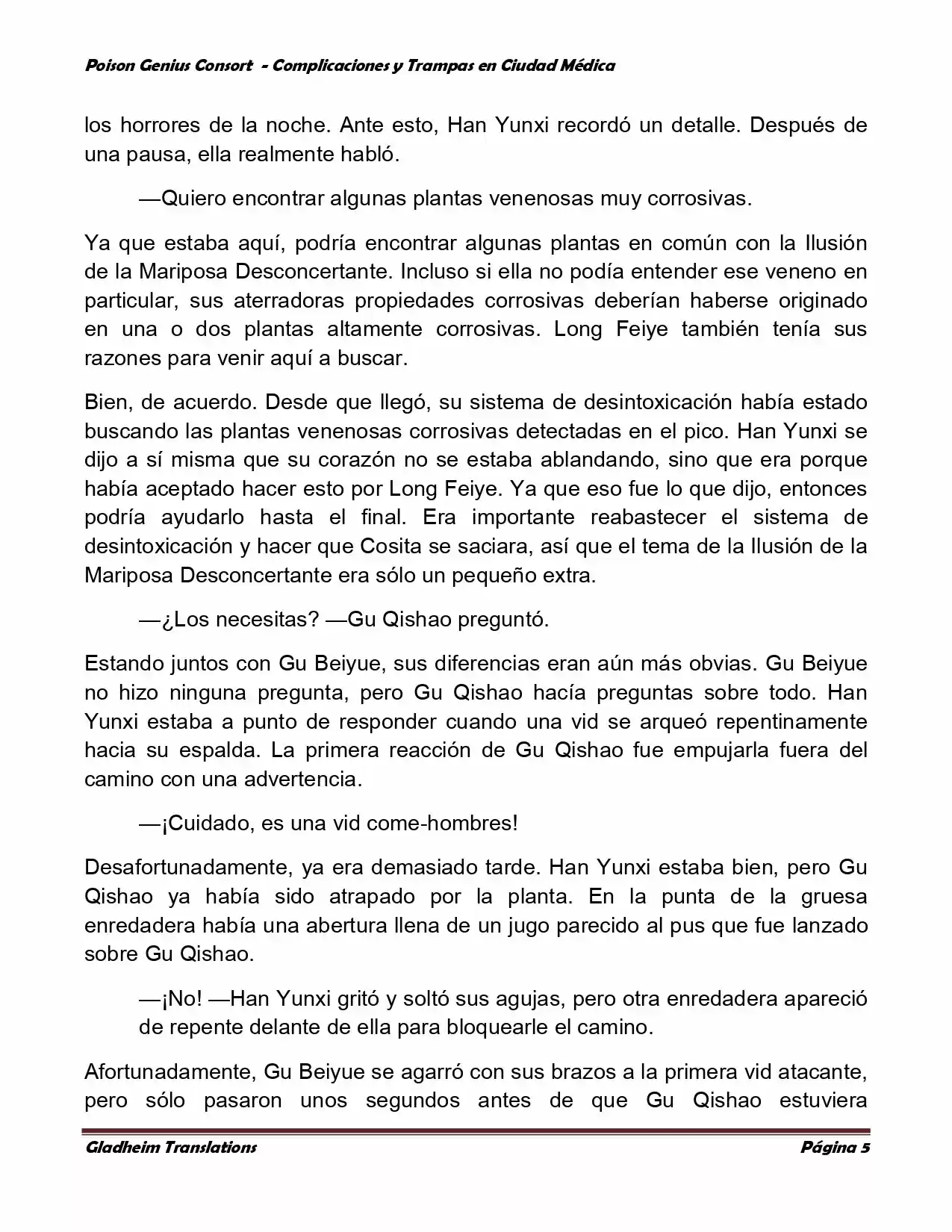 Poison Genious Consort (Novela) - Capítulo 275 - Página 5 - LectorTMOo