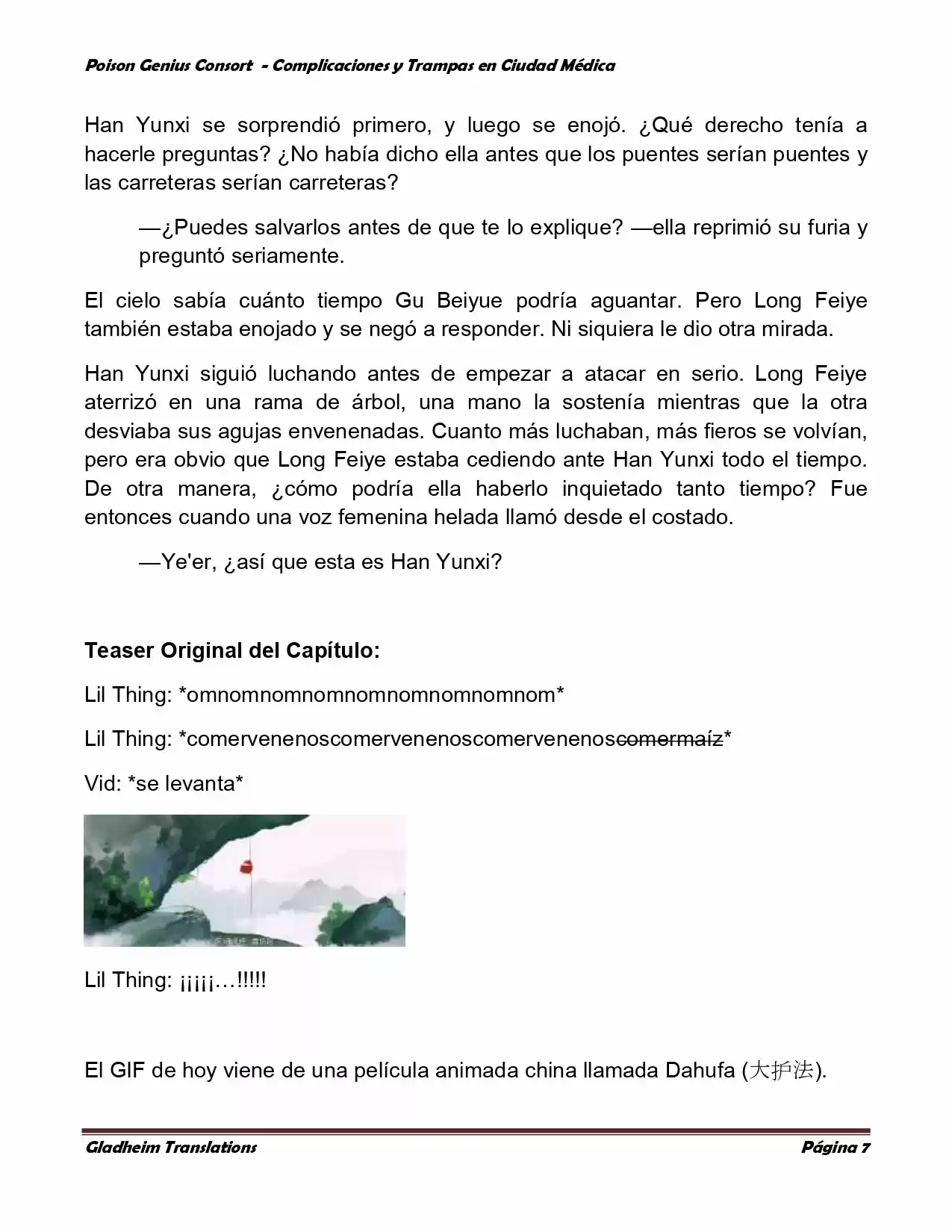Poison Genious Consort (Novela) - Capítulo 275 - Página 7 - LectorTMOo