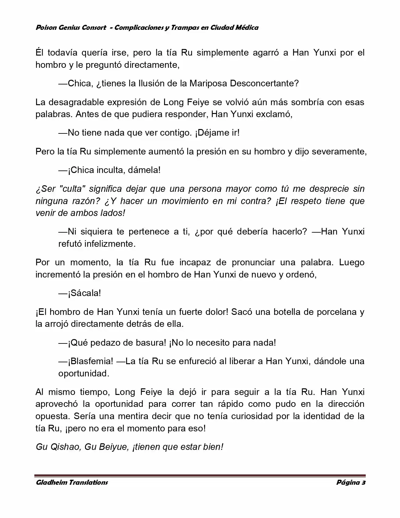 Poison Genious Consort (Novela) - Capítulo 276 - Página 3 - LectorTMOo