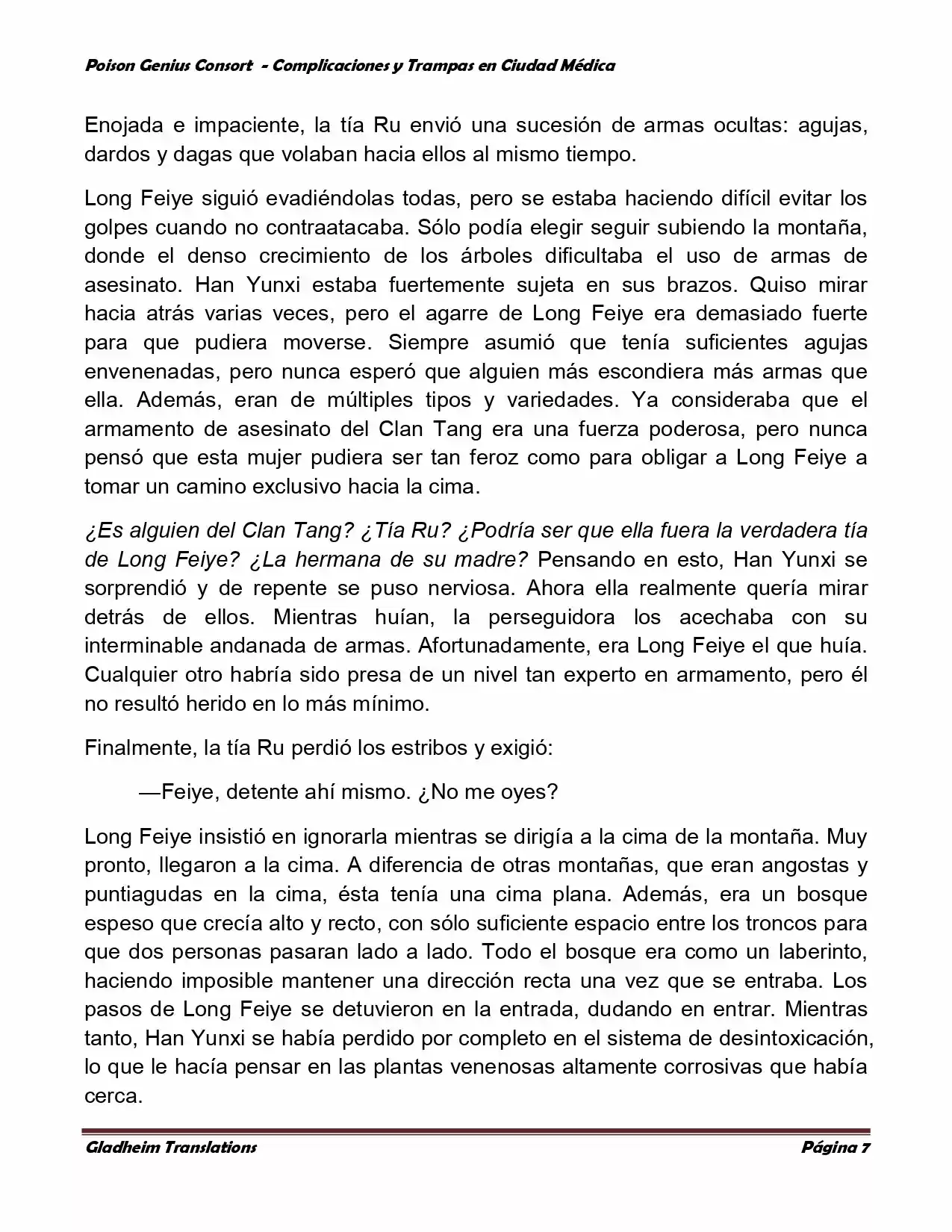 Poison Genious Consort (Novela) - Capítulo 276 - Página 7 - LectorTMOo