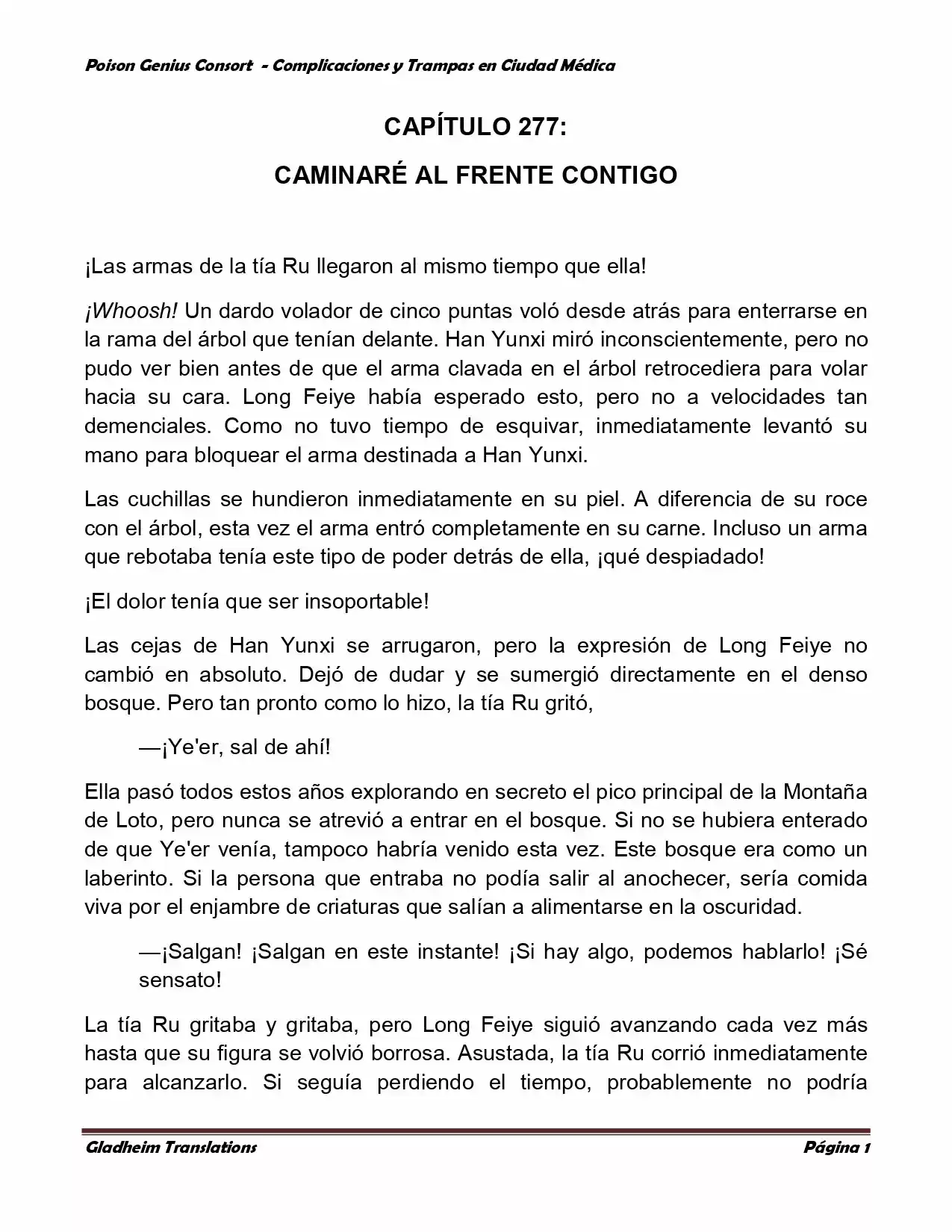 Poison Genious Consort (Novela) - Capítulo 277 - Página 1 - LectorTMOo