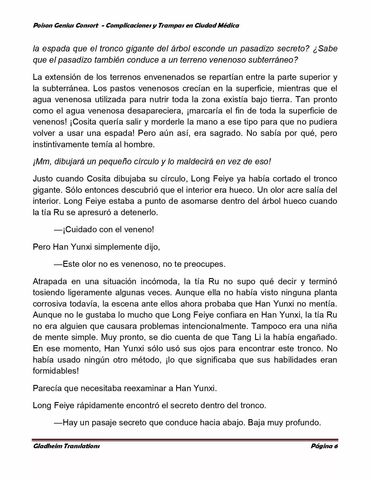 Poison Genious Consort (Novela) - Capítulo 277 - Página 6 - LectorTMOo