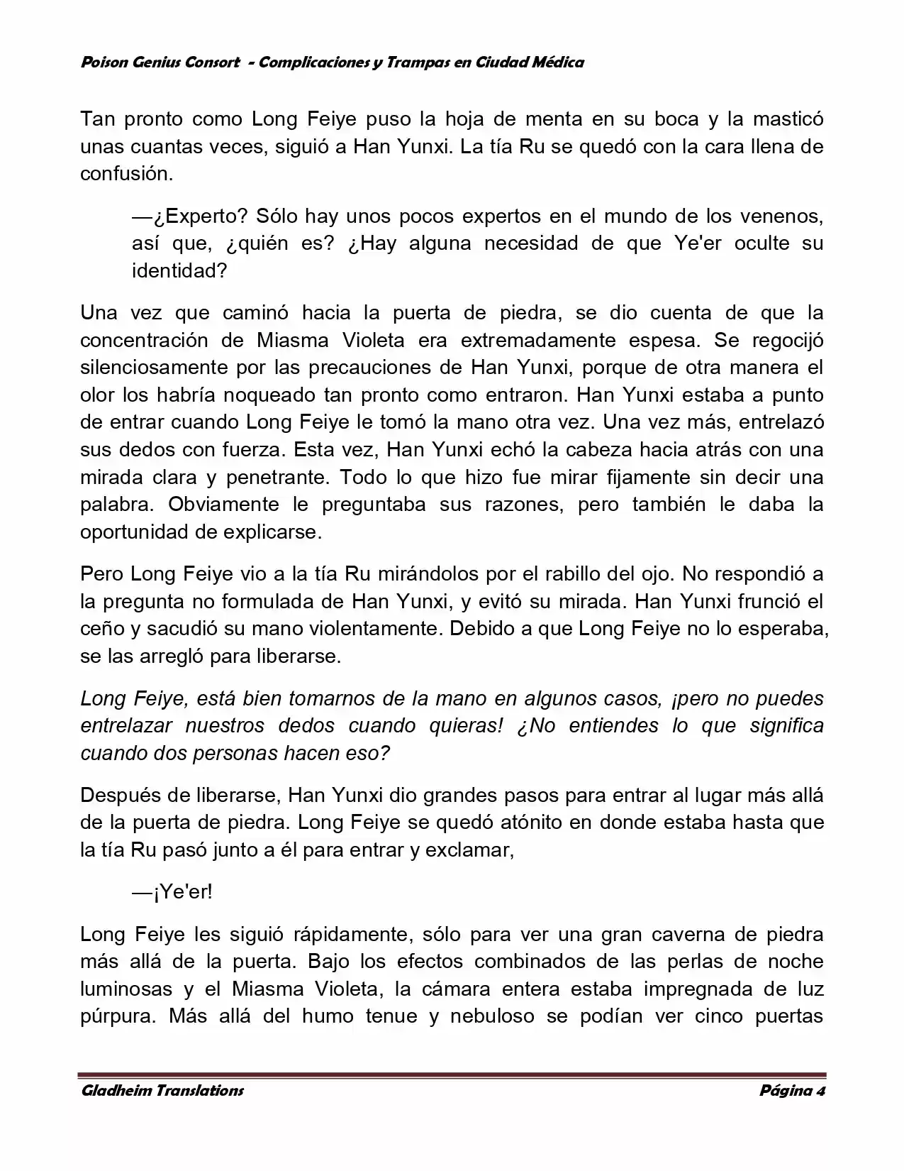Poison Genious Consort (Novela) - Capítulo 278 - Página 4 - LectorTMOo