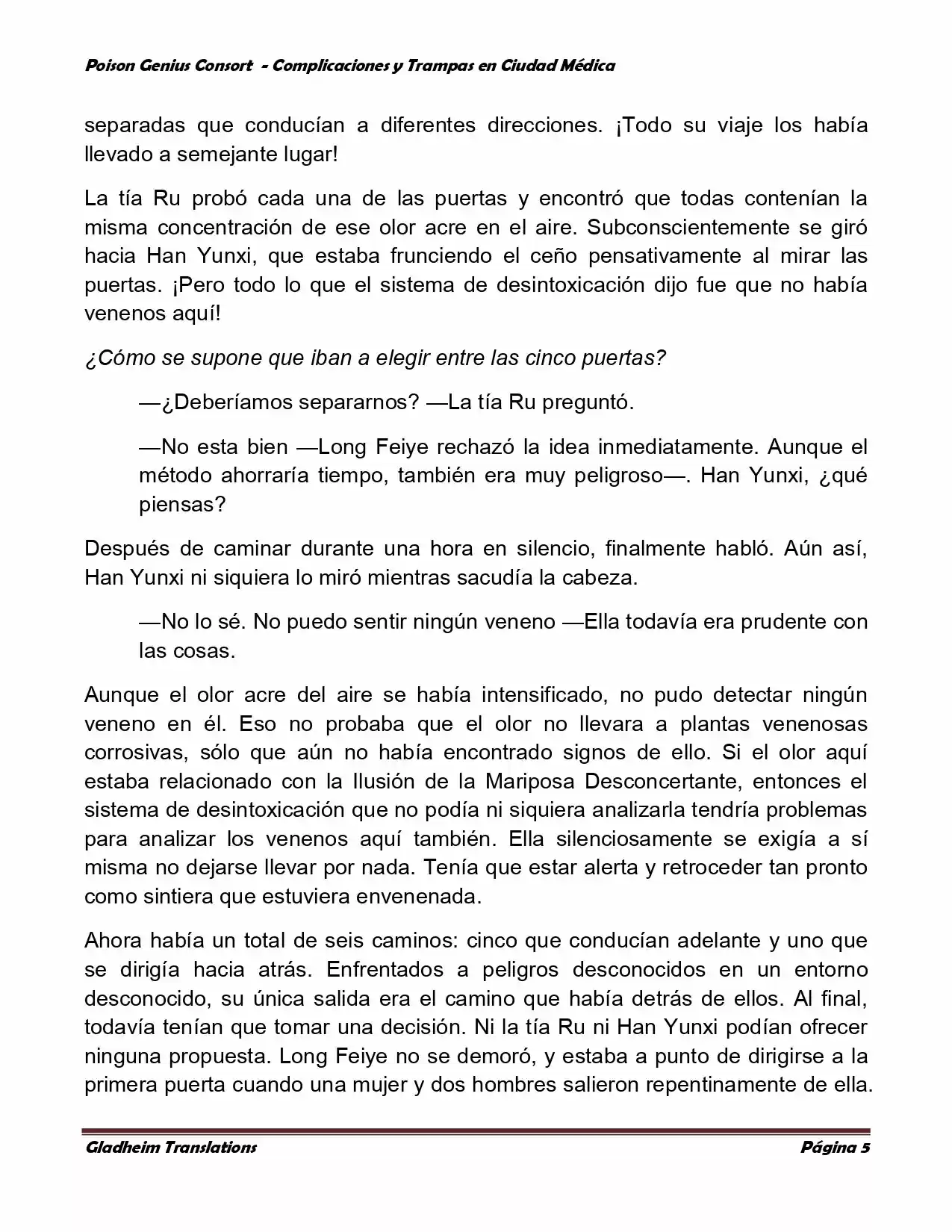 Poison Genious Consort (Novela) - Capítulo 278 - Página 5 - LectorTMOo