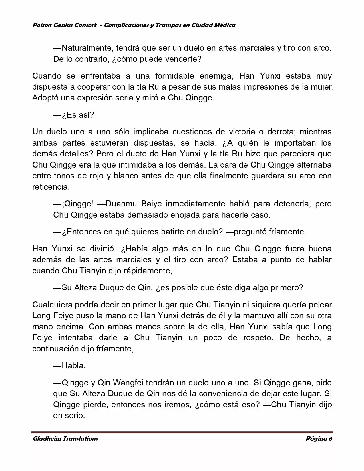 Poison Genious Consort (Novela) - Capítulo 279 - Página 6 - LectorTMOo