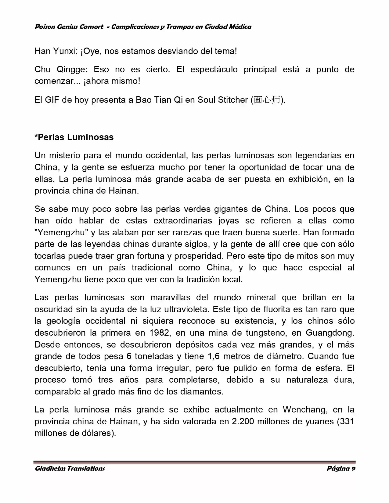 Poison Genious Consort (Novela) - Capítulo 279 - Página 9 - LectorTMOo