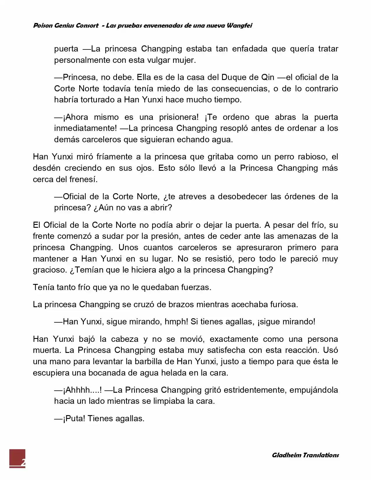 Poison Genious Consort (Novela) - Capítulo 28 - Página 2 - LectorTMOo