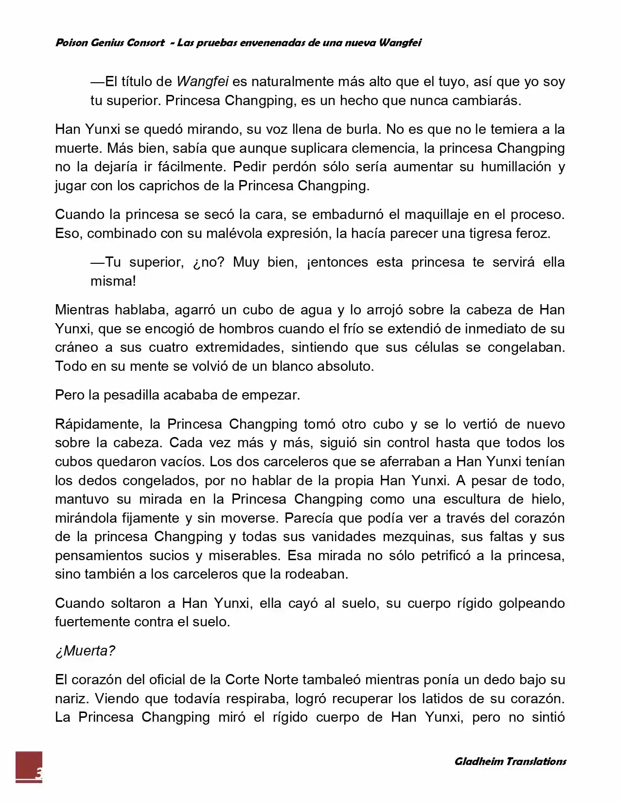 Poison Genious Consort (Novela) - Capítulo 28 - Página 3 - LectorTMOo