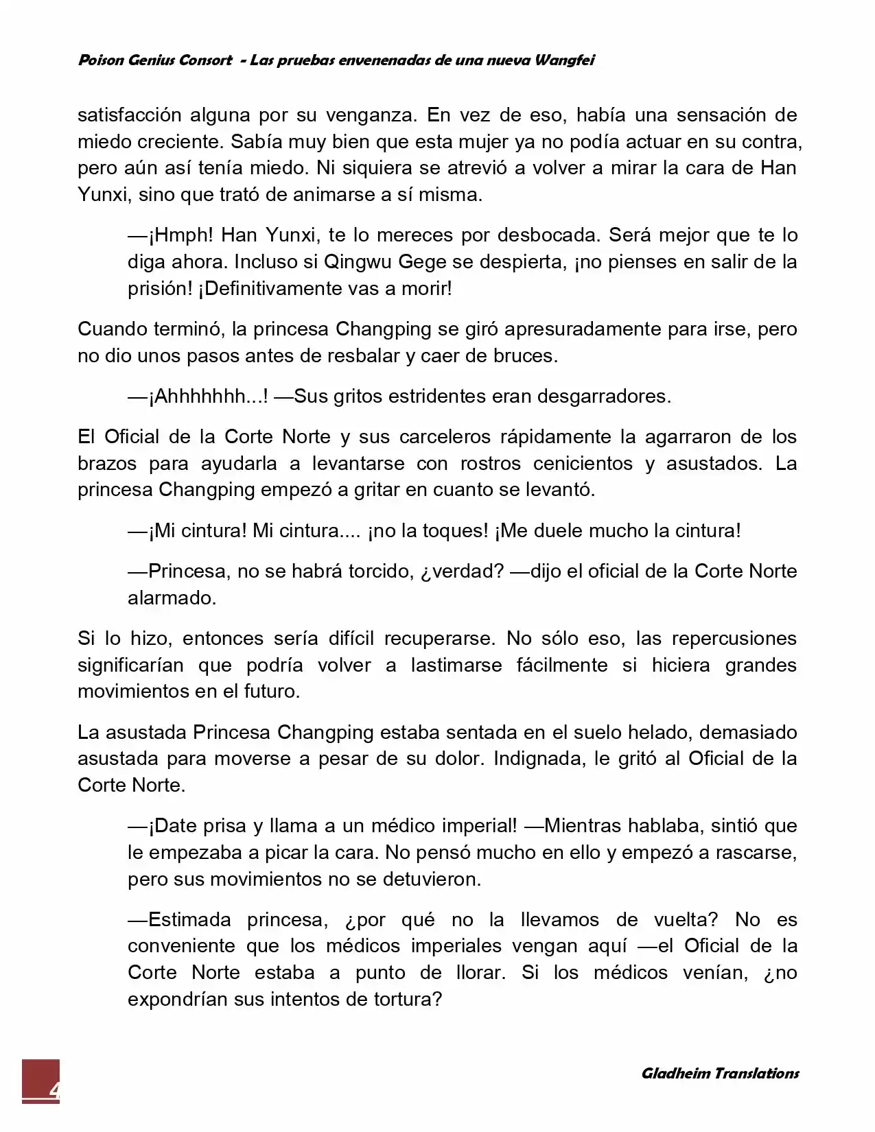 Poison Genious Consort (Novela) - Capítulo 28 - Página 4 - LectorTMOo