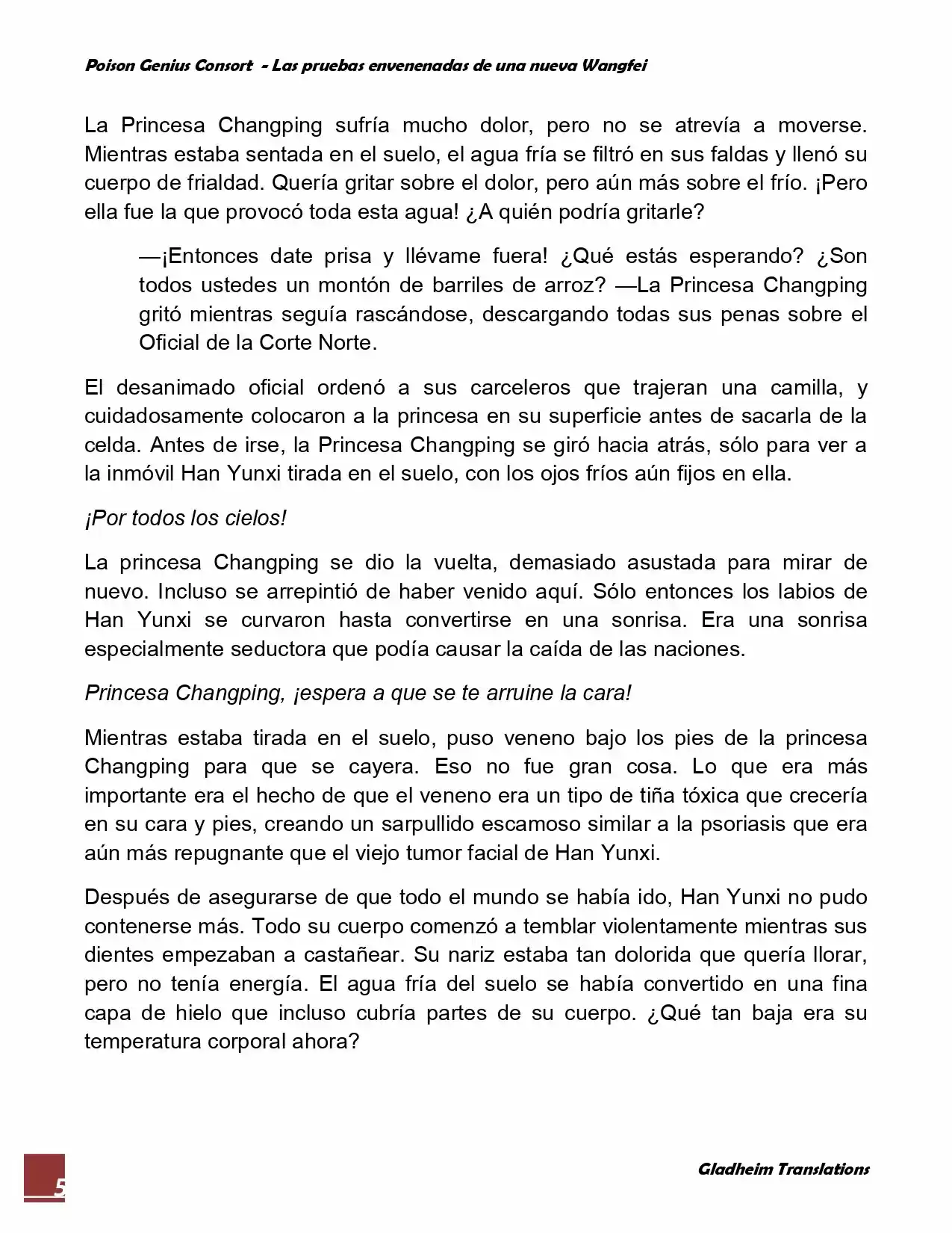 Poison Genious Consort (Novela) - Capítulo 28 - Página 5 - LectorTMOo