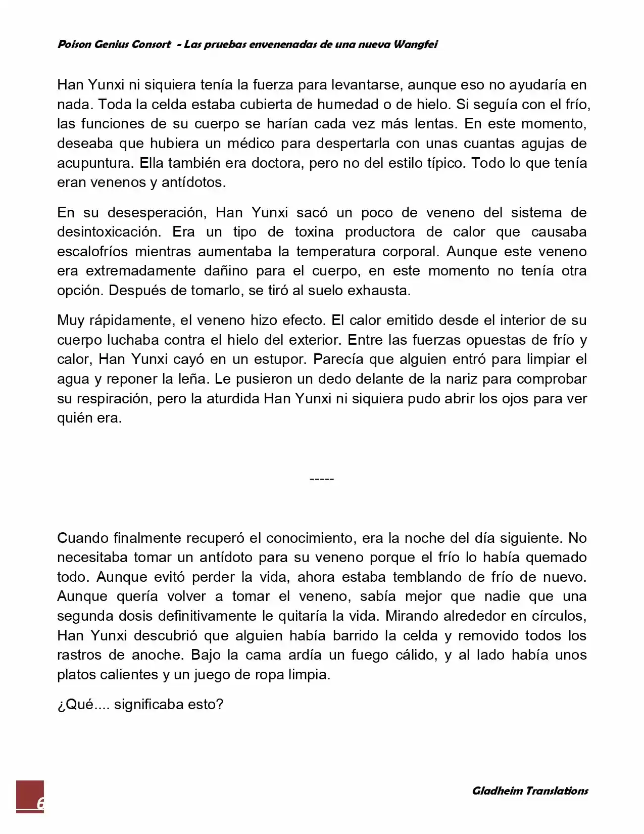 Poison Genious Consort (Novela) - Capítulo 28 - Página 6 - LectorTMOo