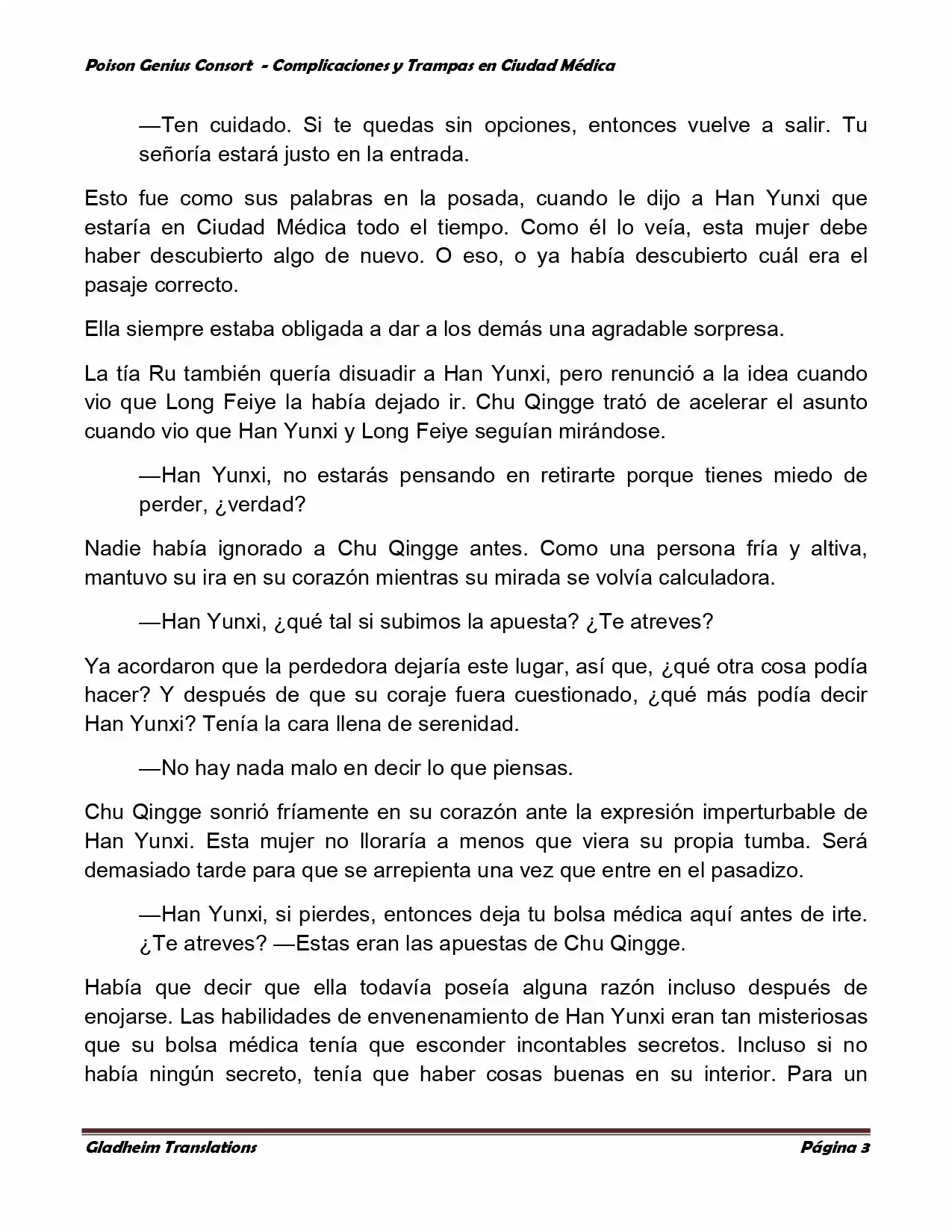 Poison Genious Consort (Novela) - Capítulo 280 - Página 3 - LectorTMOo