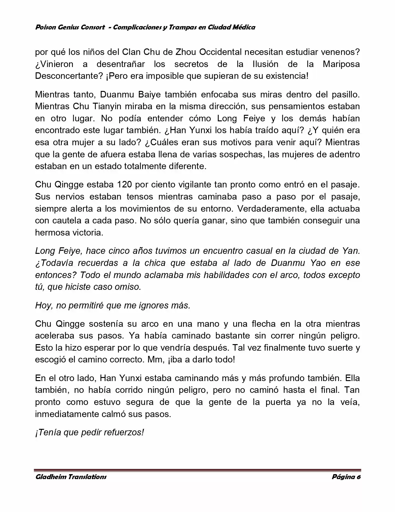 Poison Genious Consort (Novela) - Capítulo 280 - Página 6 - LectorTMOo