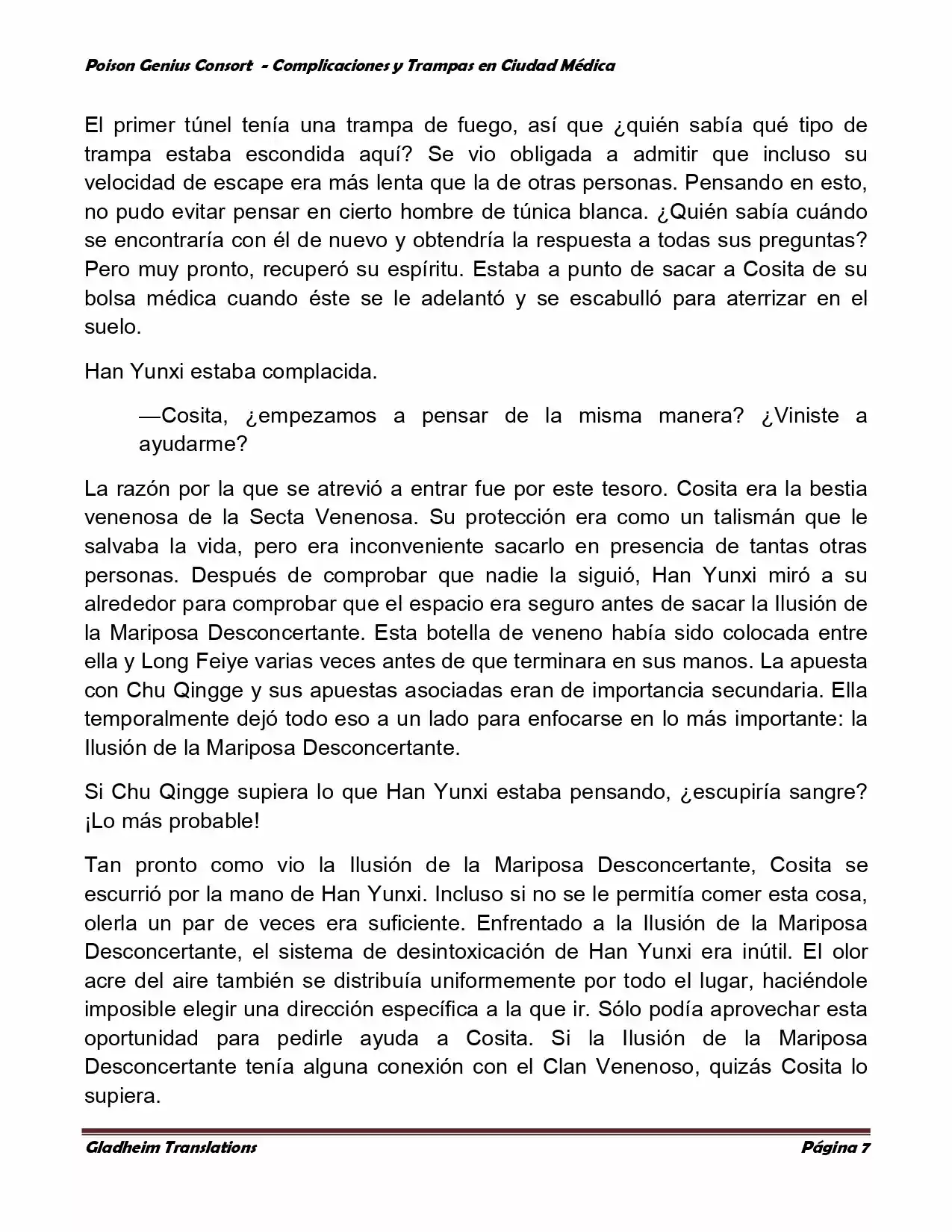 Poison Genious Consort (Novela) - Capítulo 280 - Página 7 - LectorTMOo