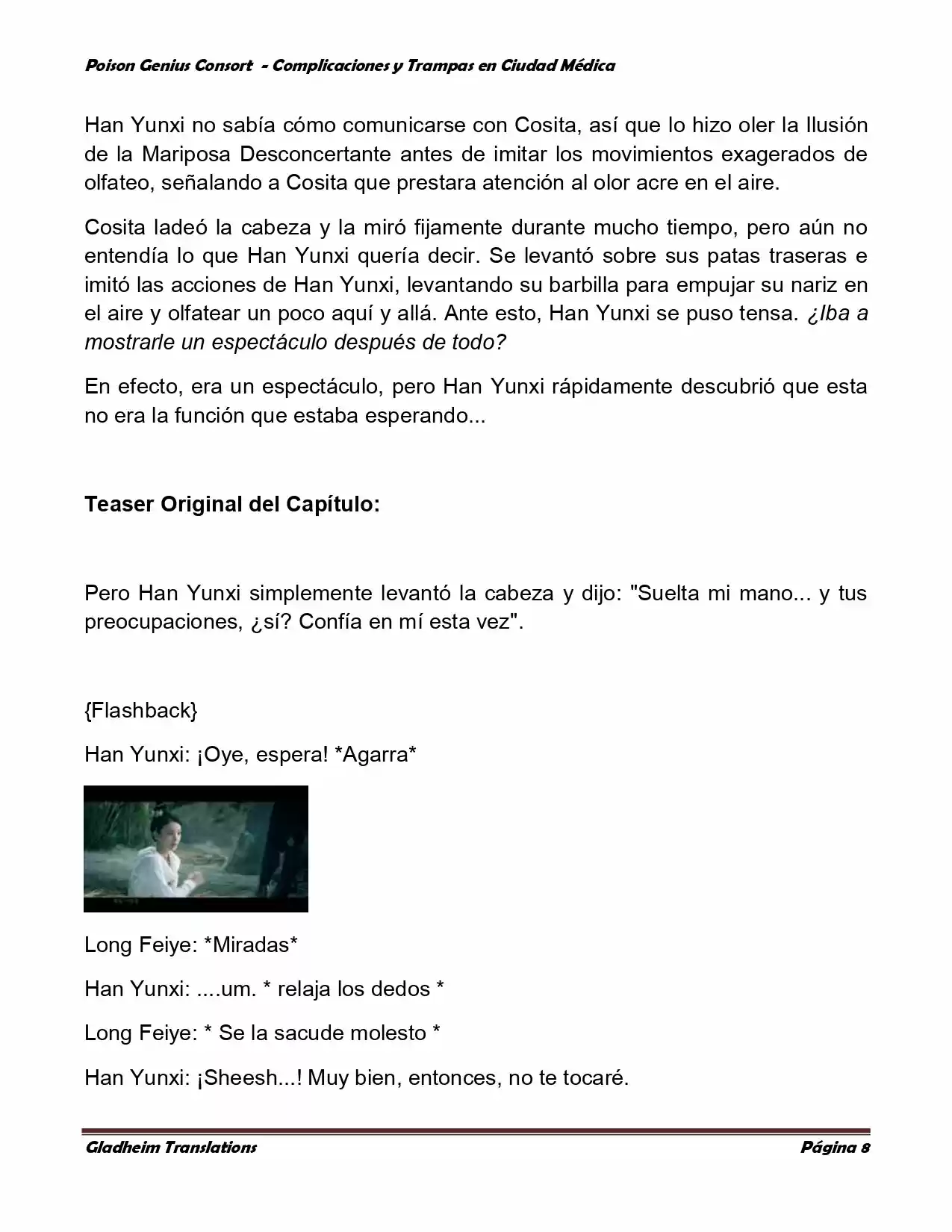 Poison Genious Consort (Novela) - Capítulo 280 - Página 8 - LectorTMOo