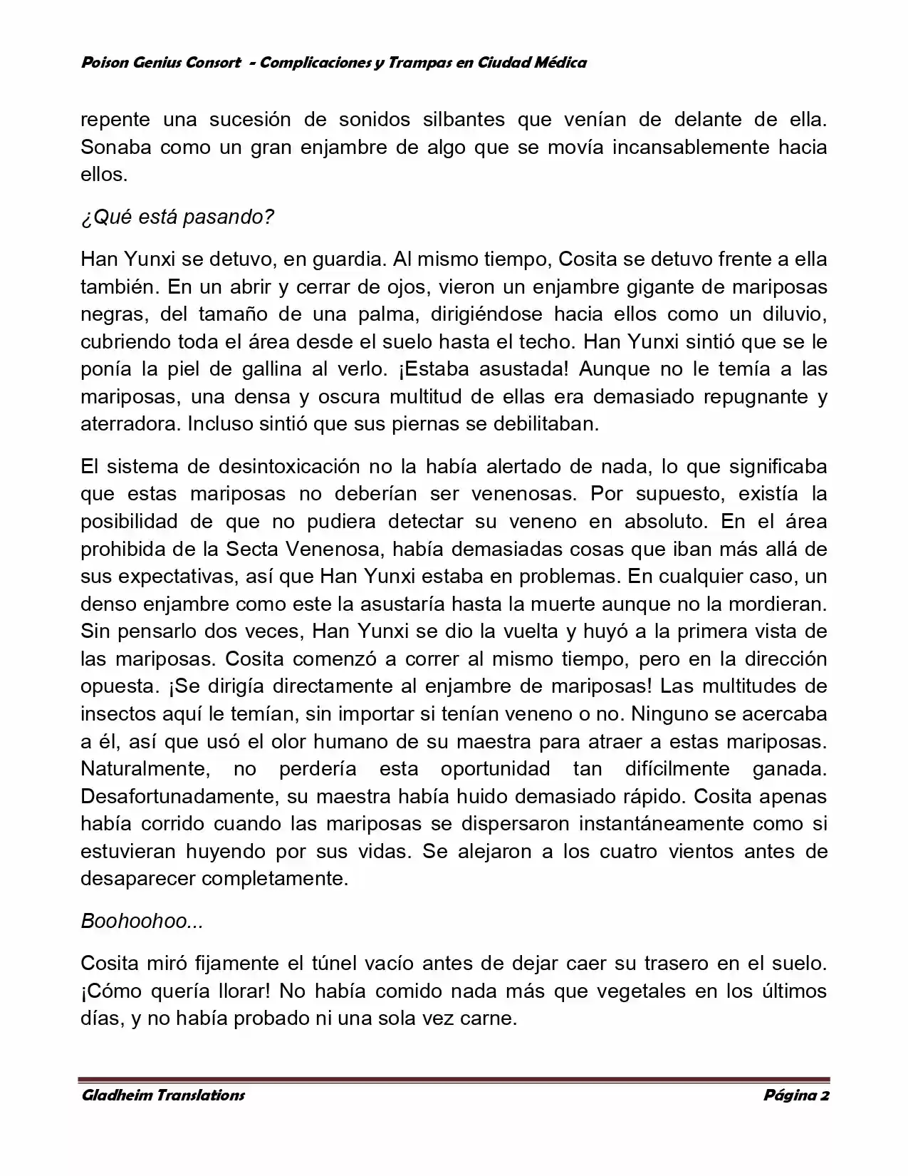 Poison Genious Consort (Novela) - Capítulo 281 - Página 2 - LectorTMOo