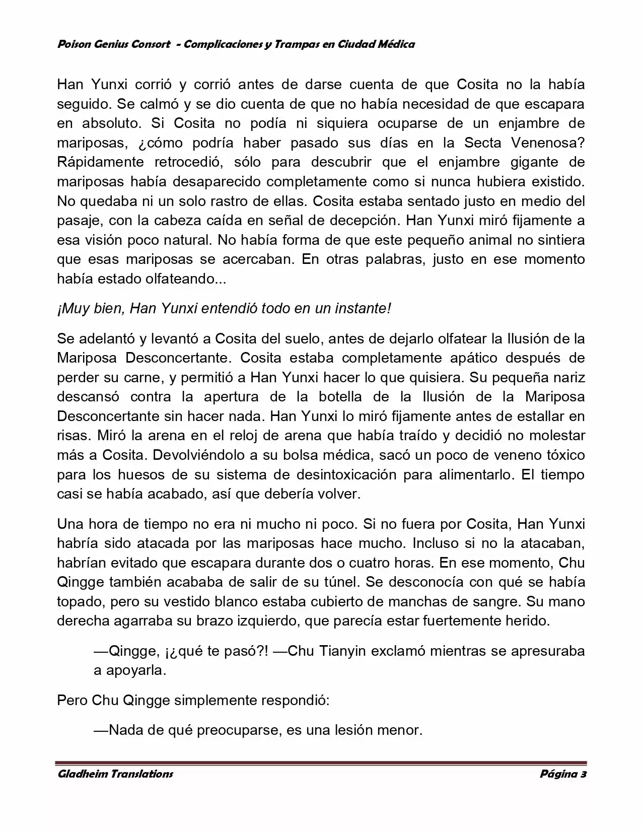 Poison Genious Consort (Novela) - Capítulo 281 - Página 3 - LectorTMOo