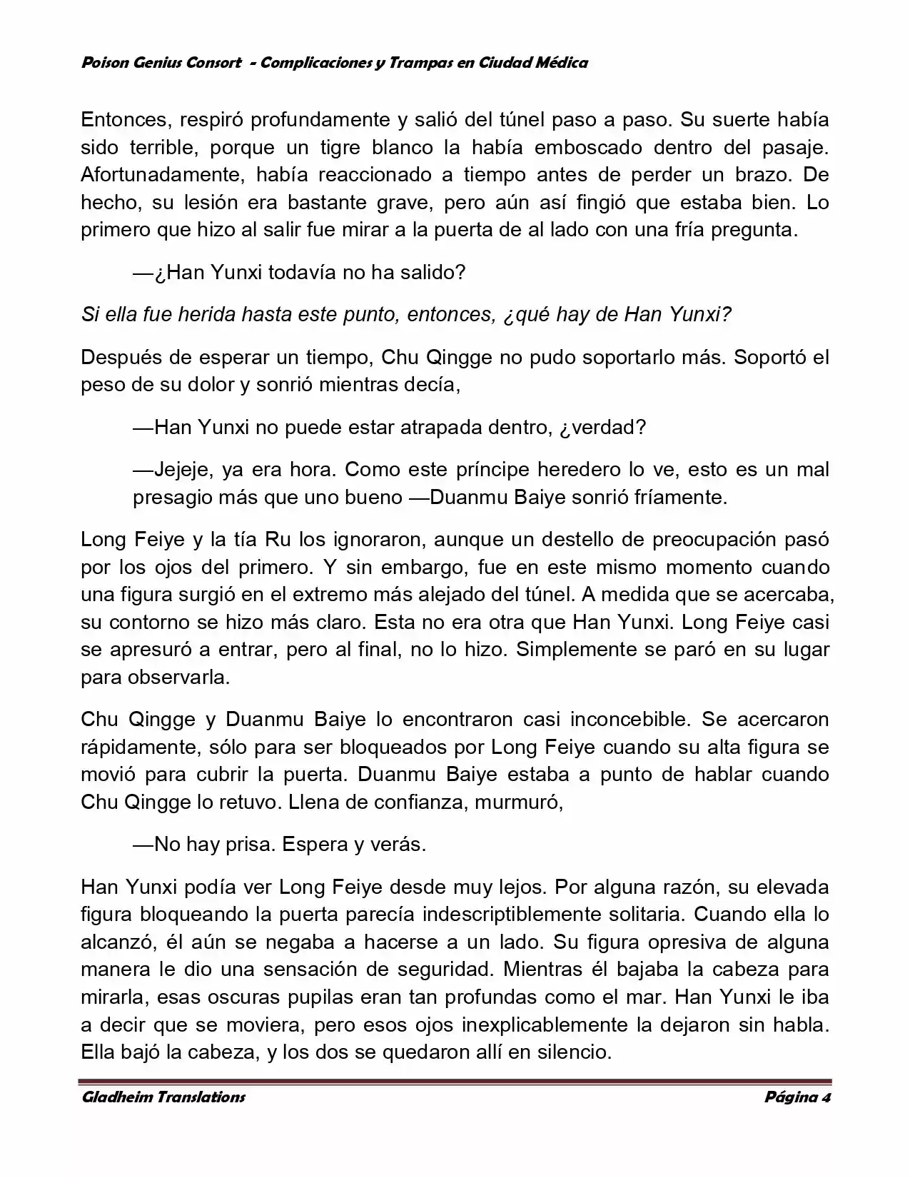 Poison Genious Consort (Novela) - Capítulo 281 - Página 4 - LectorTMOo