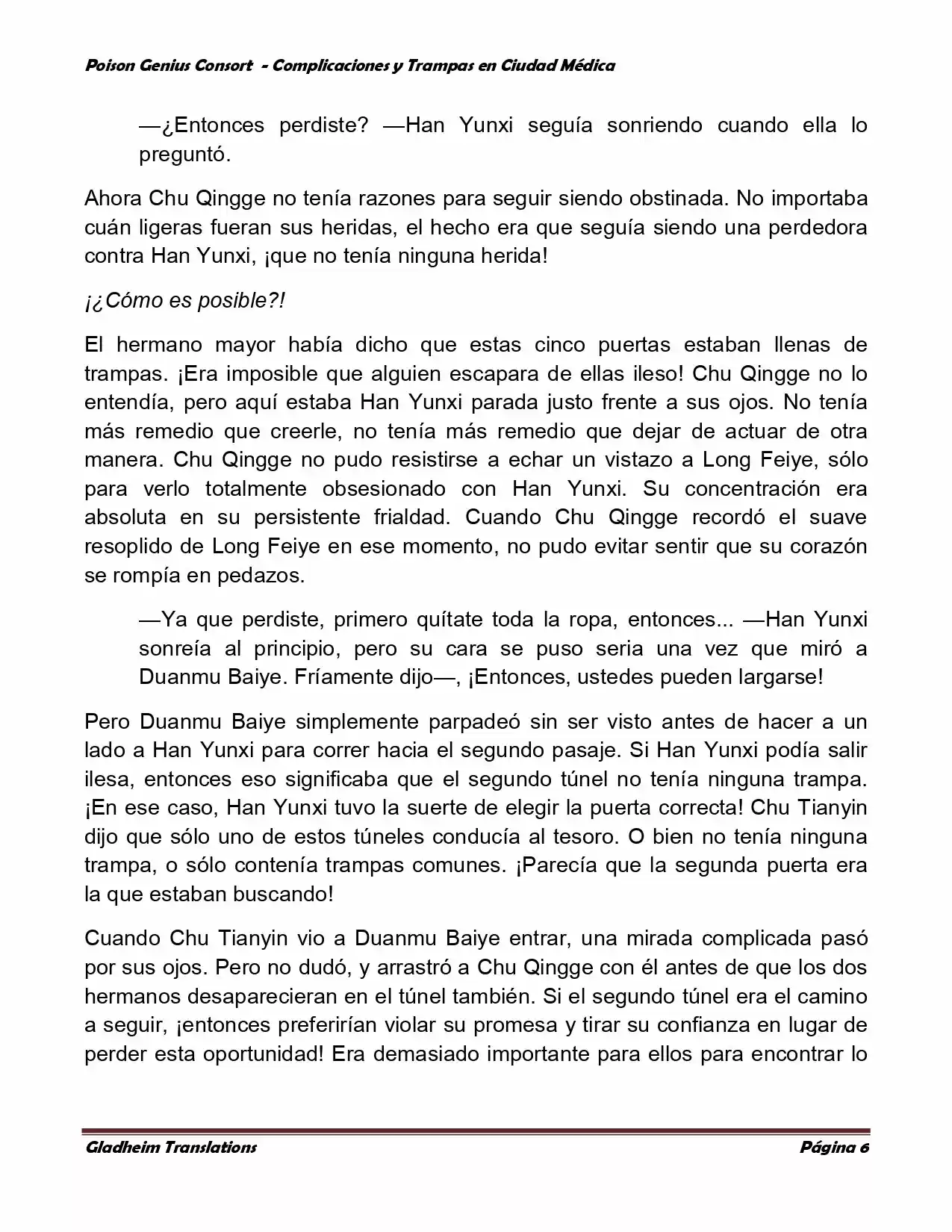 Poison Genious Consort (Novela) - Capítulo 281 - Página 6 - LectorTMOo