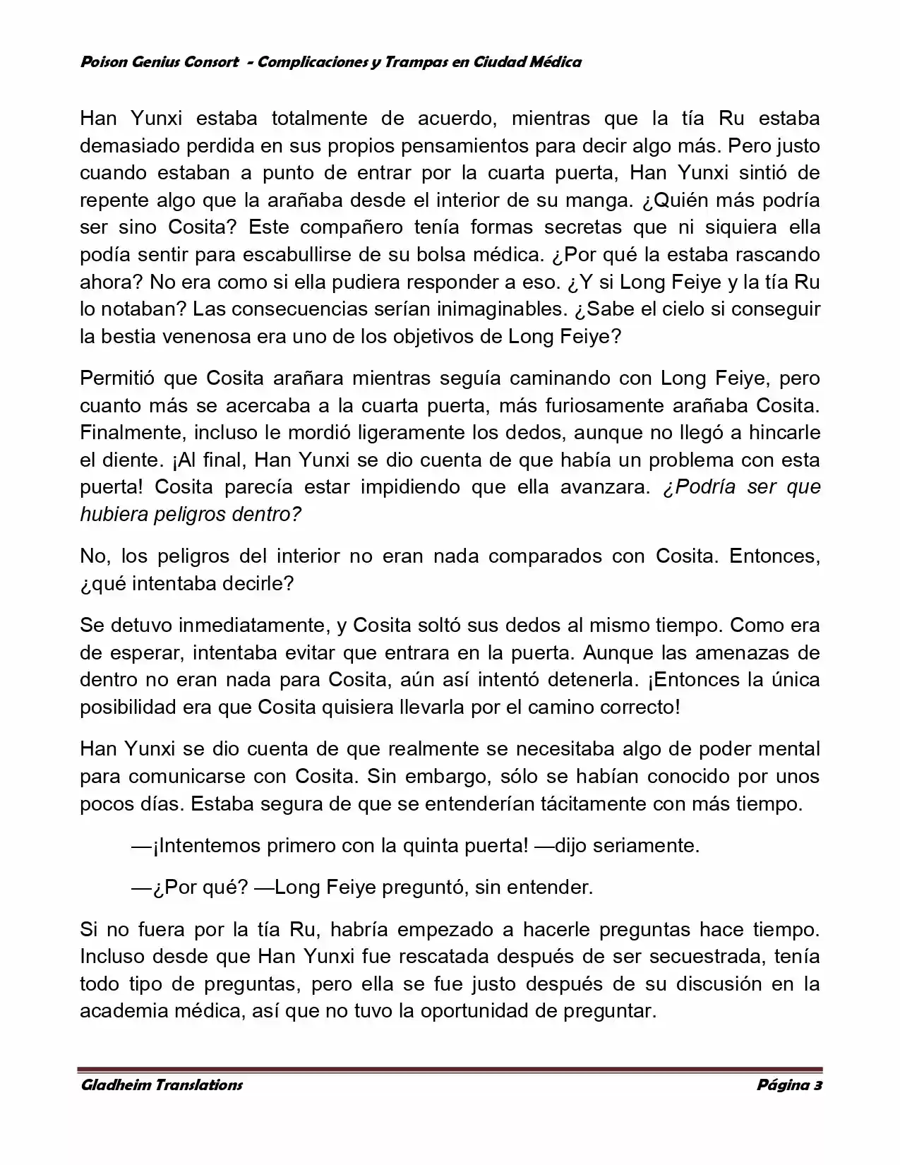 Poison Genious Consort (Novela) - Capítulo 282 - Página 3 - LectorTMOo