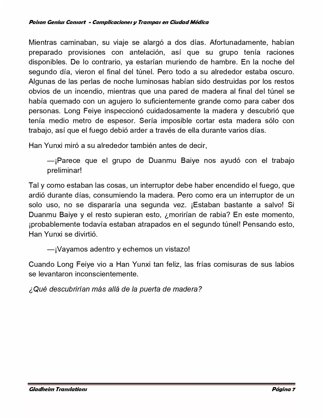 Poison Genious Consort (Novela) - Capítulo 282 - Página 7 - LectorTMOo