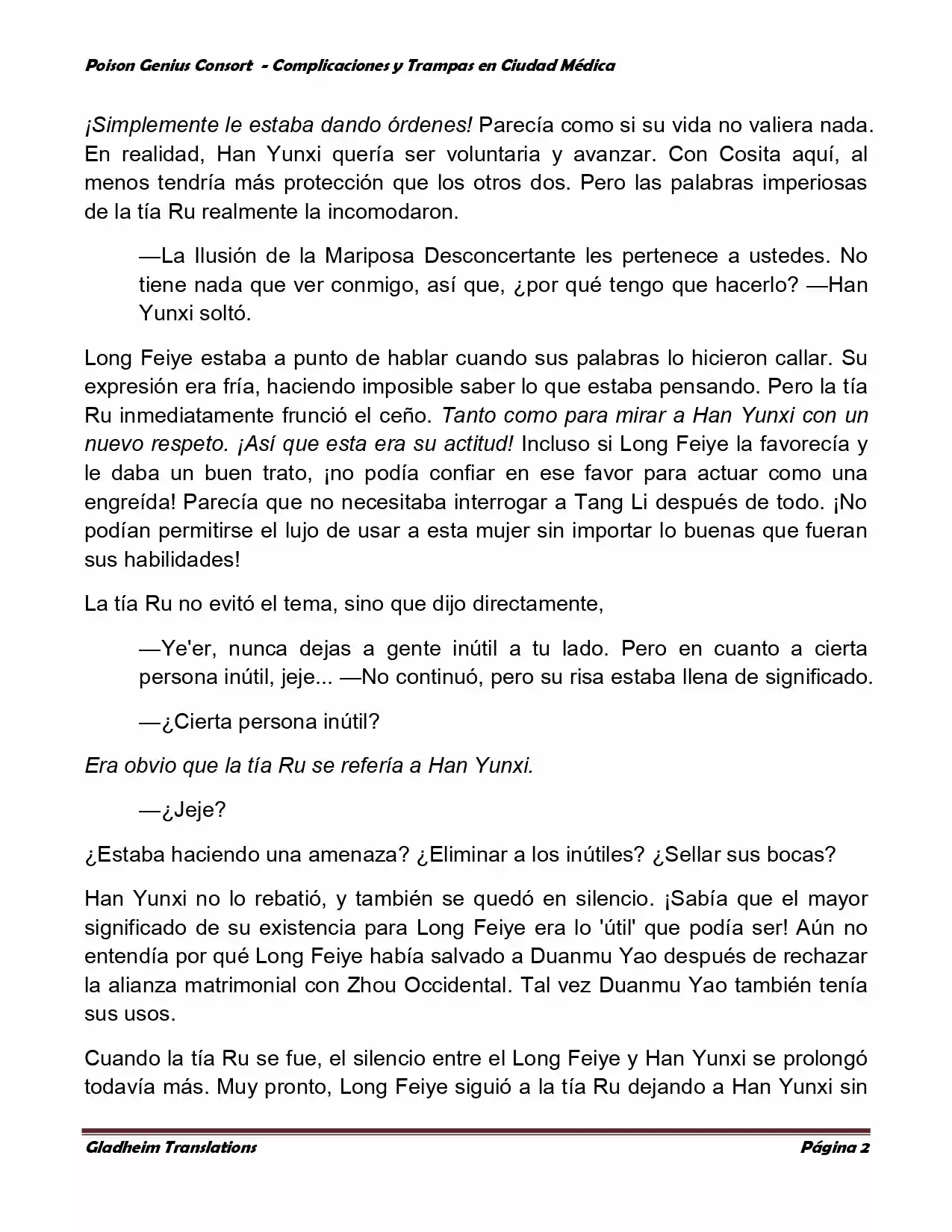 Poison Genious Consort (Novela) - Capítulo 283 - Página 2 - LectorTMOo