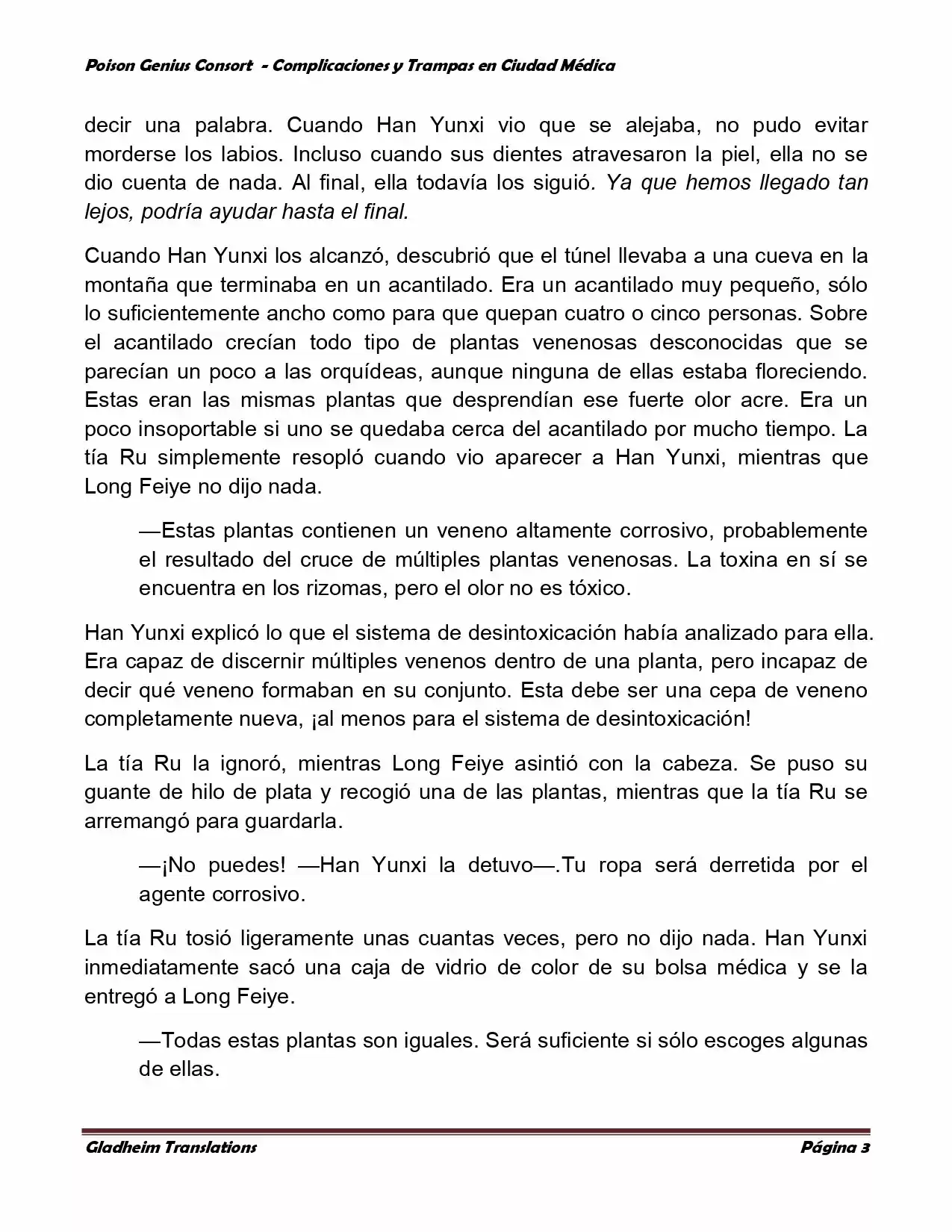 Poison Genious Consort (Novela) - Capítulo 283 - Página 3 - LectorTMOo
