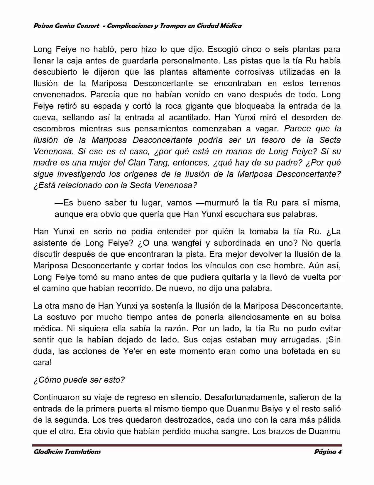 Poison Genious Consort (Novela) - Capítulo 283 - Página 4 - LectorTMOo
