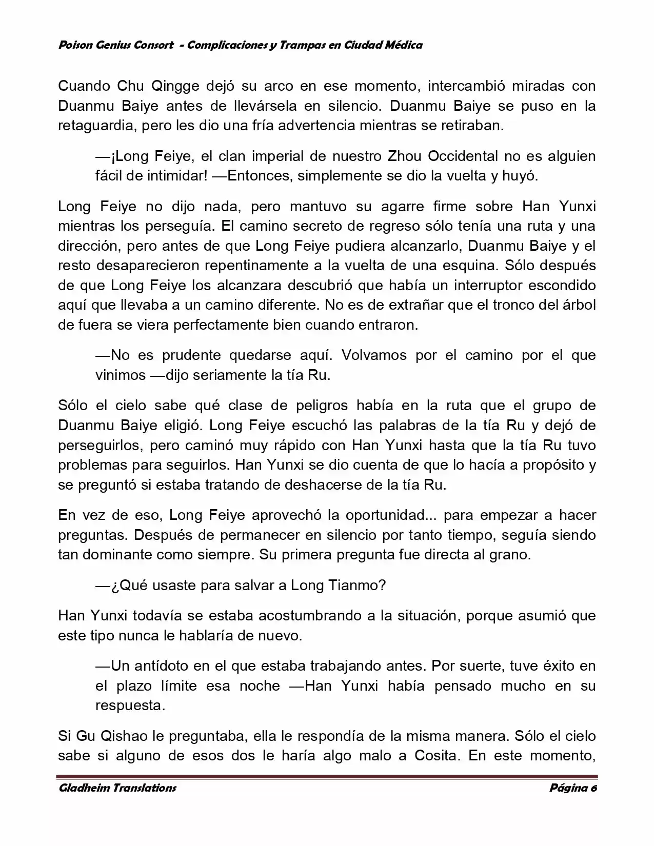 Poison Genious Consort (Novela) - Capítulo 283 - Página 6 - LectorTMOo