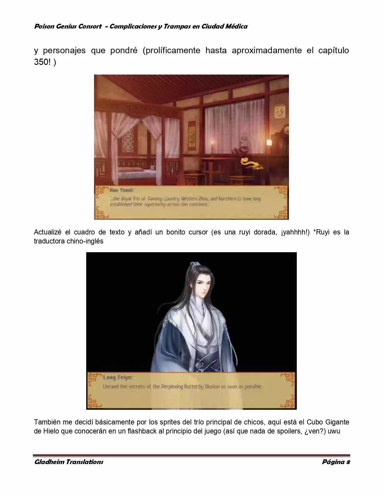 Poison Genious Consort (Novela) - Capítulo 283 - Página 8 - LectorTMOo