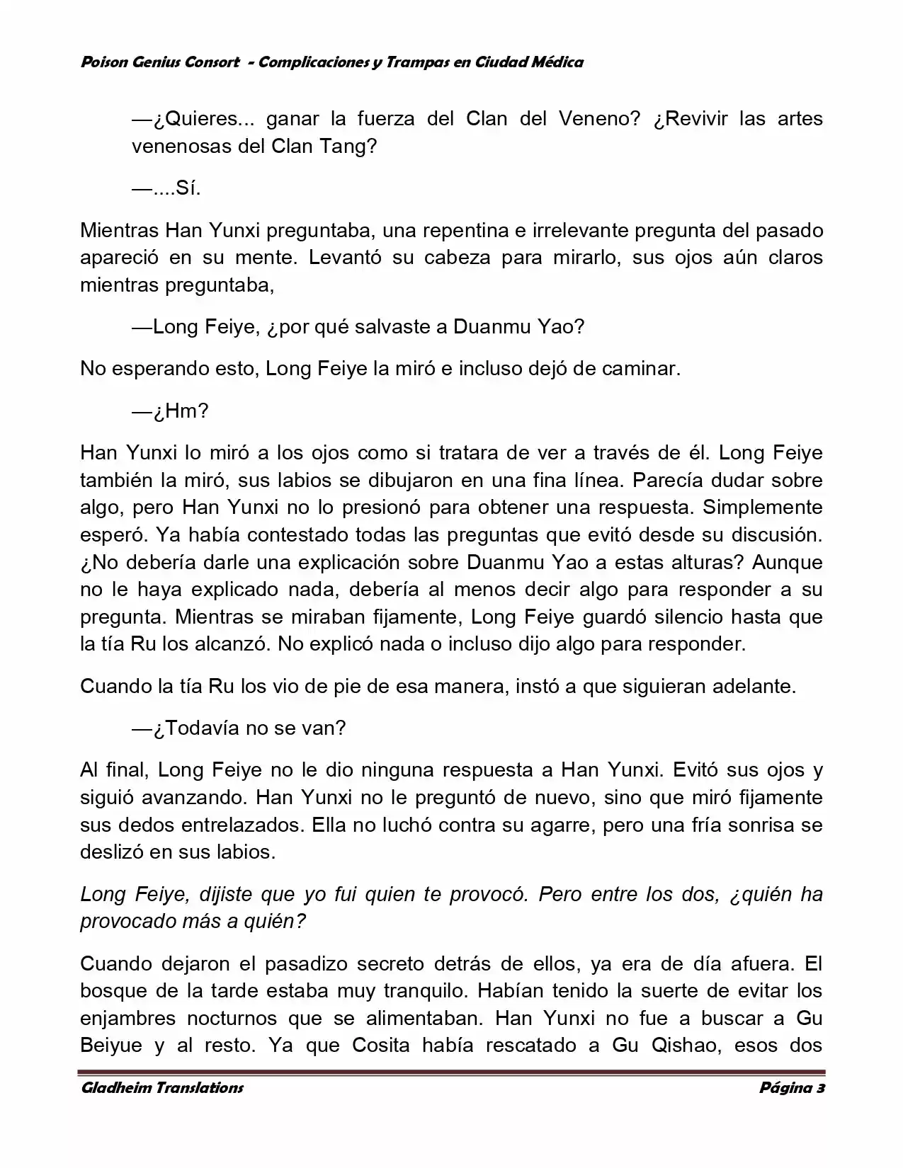 Poison Genious Consort (Novela) - Capítulo 284 - Página 3 - LectorTMOo