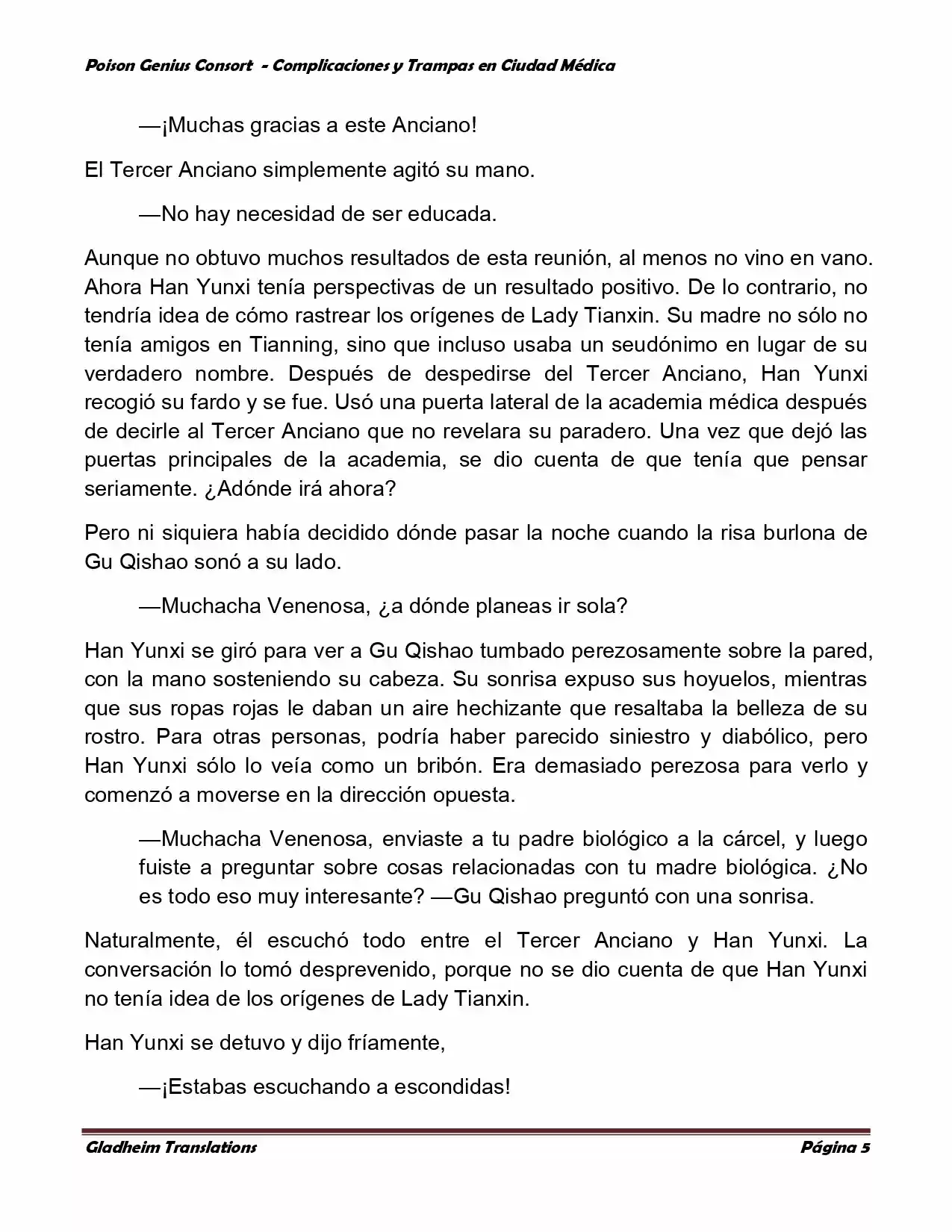 Poison Genious Consort (Novela) - Capítulo 286 - Página 4 - LectorTMOo