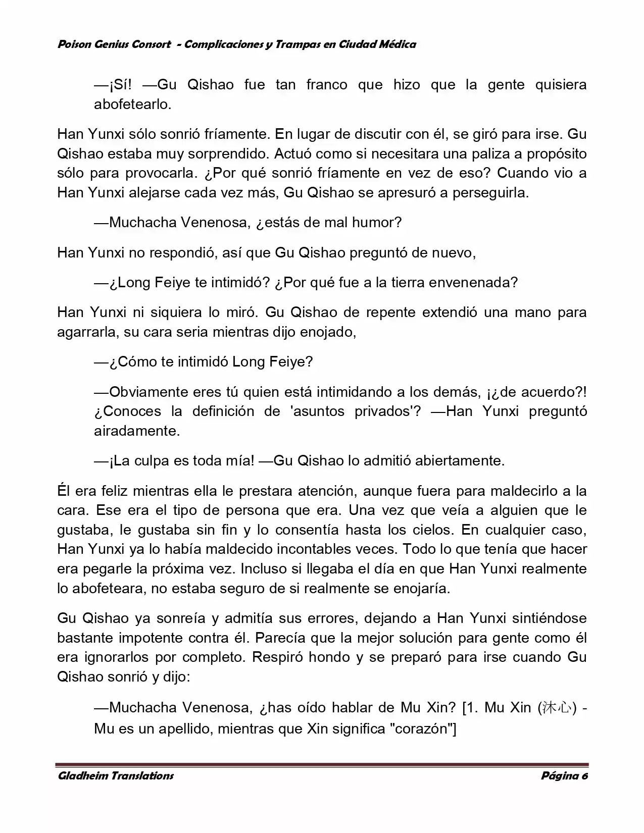 Poison Genious Consort (Novela) - Capítulo 286 - Página 5 - LectorTMOo