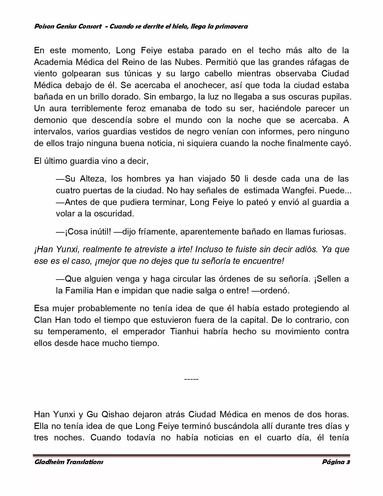 Poison Genious Consort (Novela) - Capítulo 287 - Página 2 - LectorTMOo