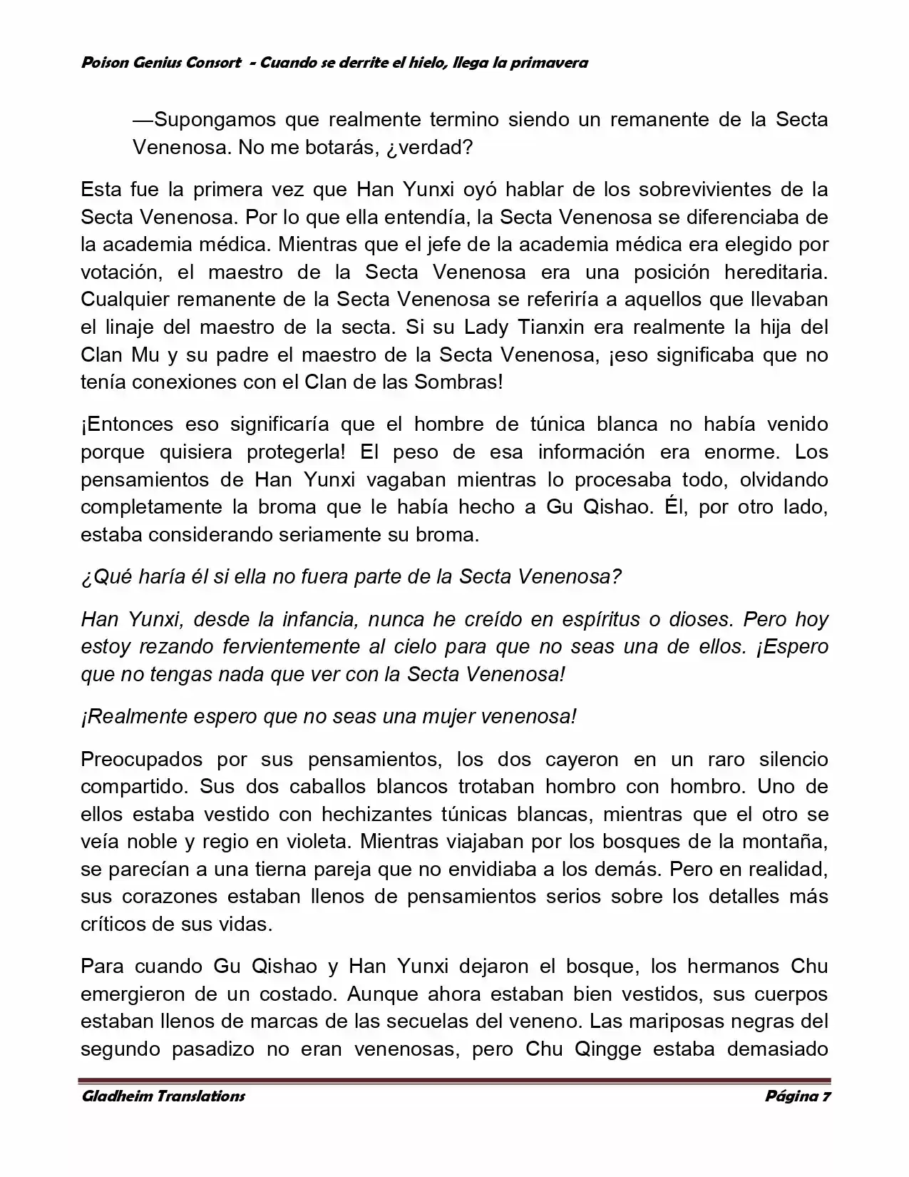 Poison Genious Consort (Novela) - Capítulo 287 - Página 6 - LectorTMOo