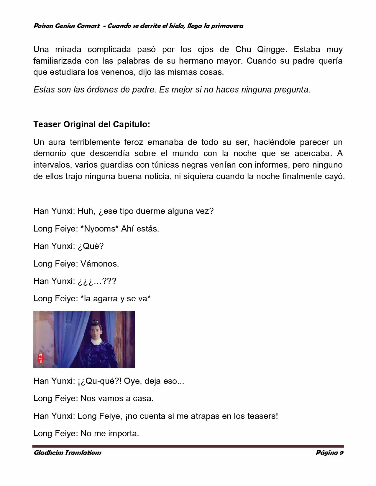 Poison Genious Consort (Novela) - Capítulo 287 - Página 8 - LectorTMOo