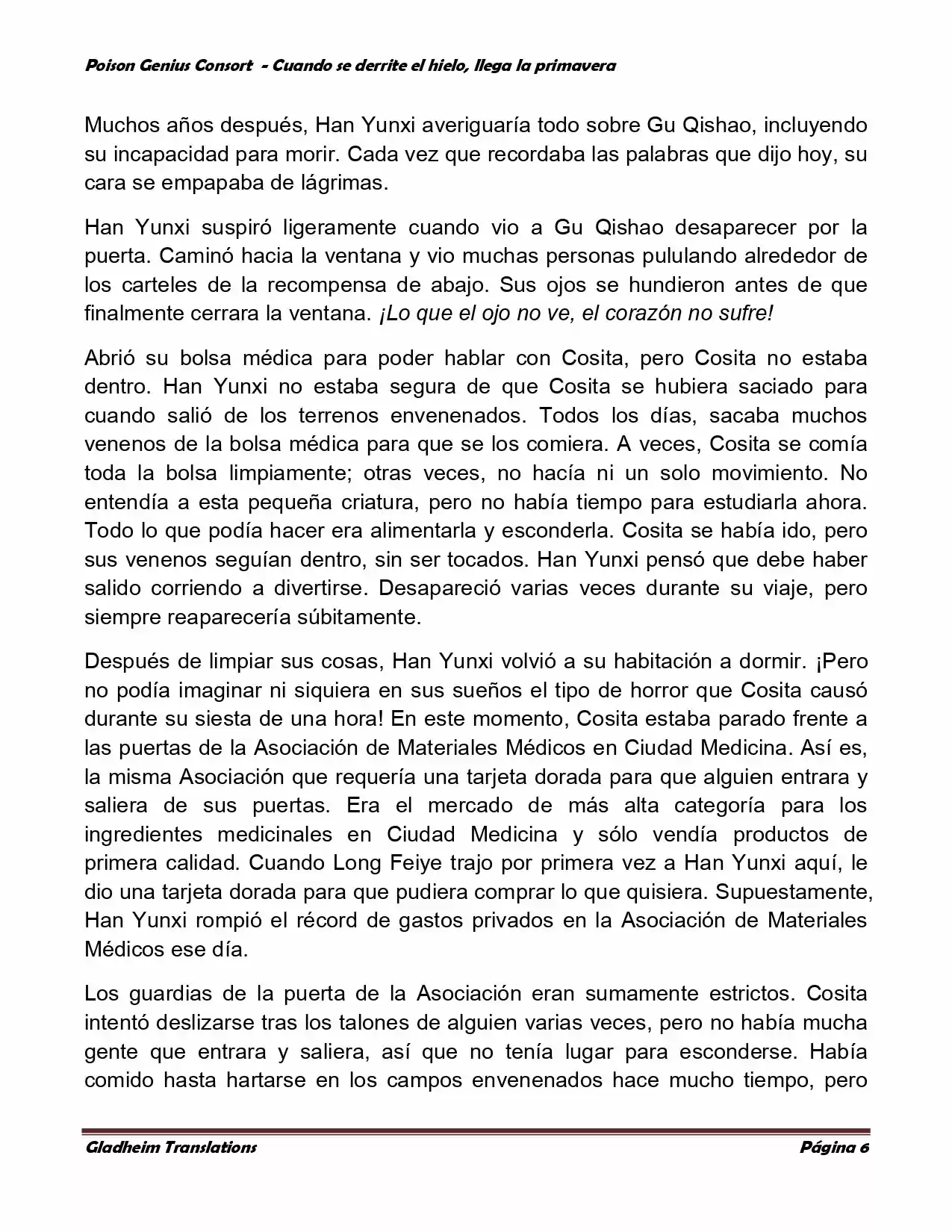 Poison Genious Consort (Novela) - Capítulo 288 - Página 5 - LectorTMOo