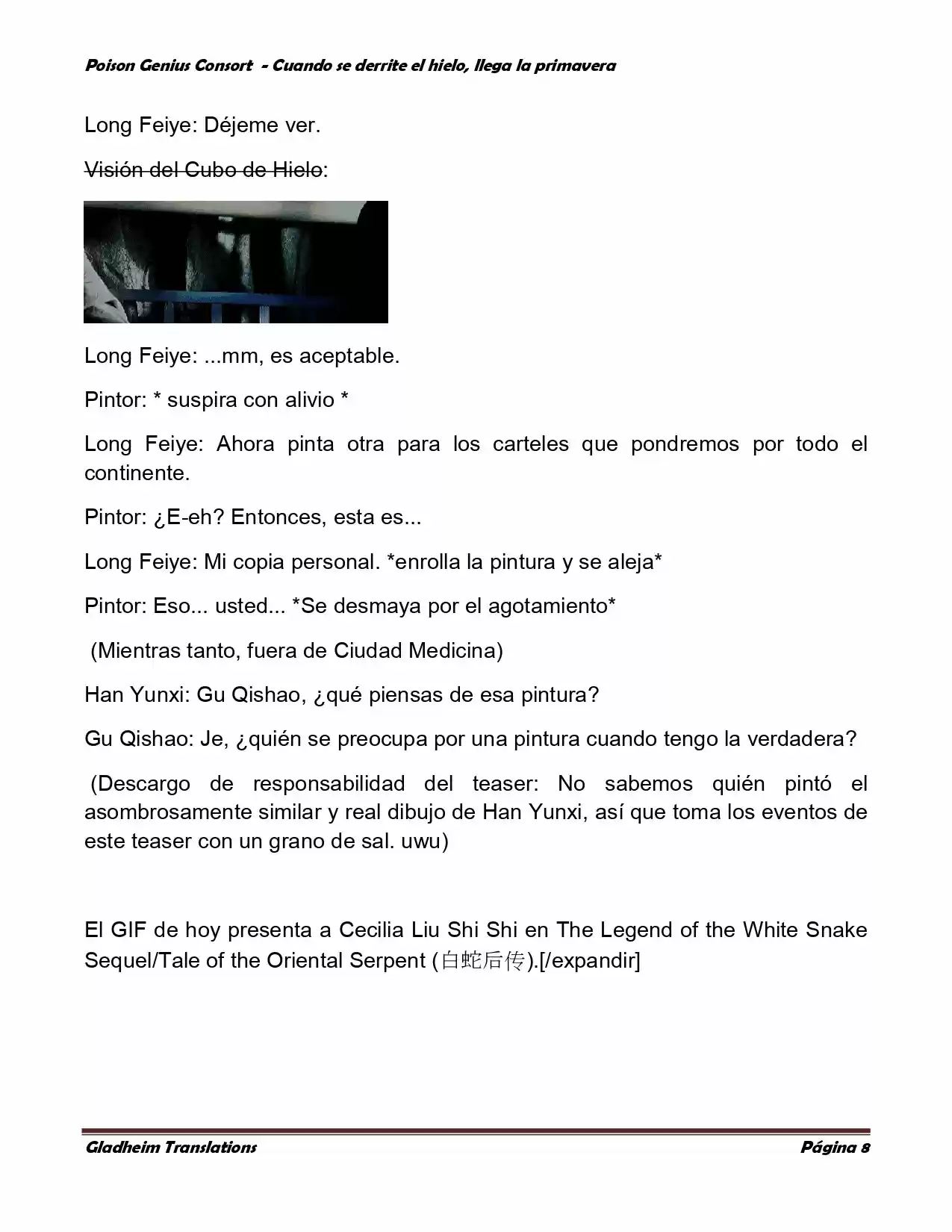 Poison Genious Consort (Novela) - Capítulo 288 - Página 7 - LectorTMOo